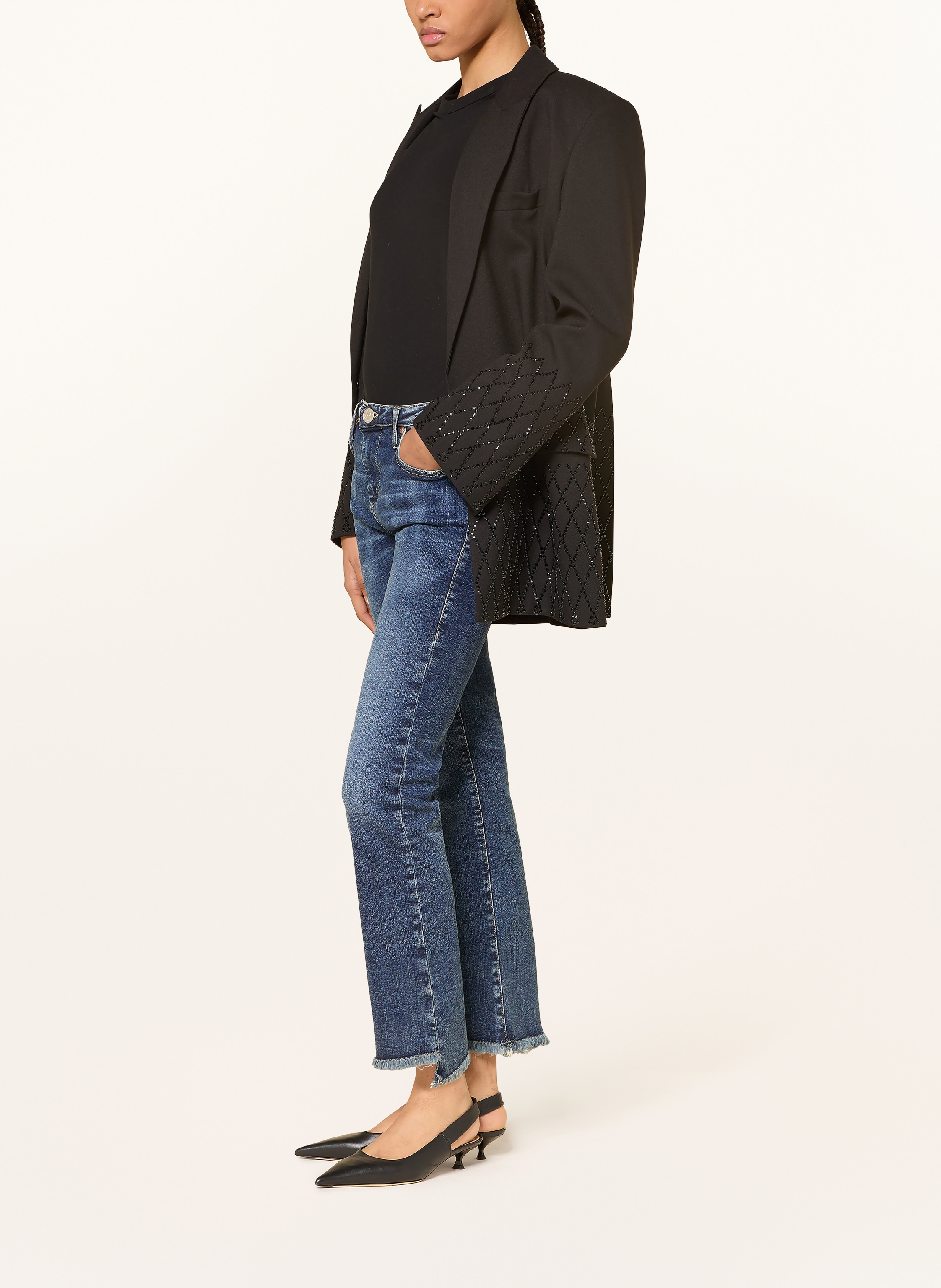 Thumbnail - True Religion Flared Jeans Halle blau