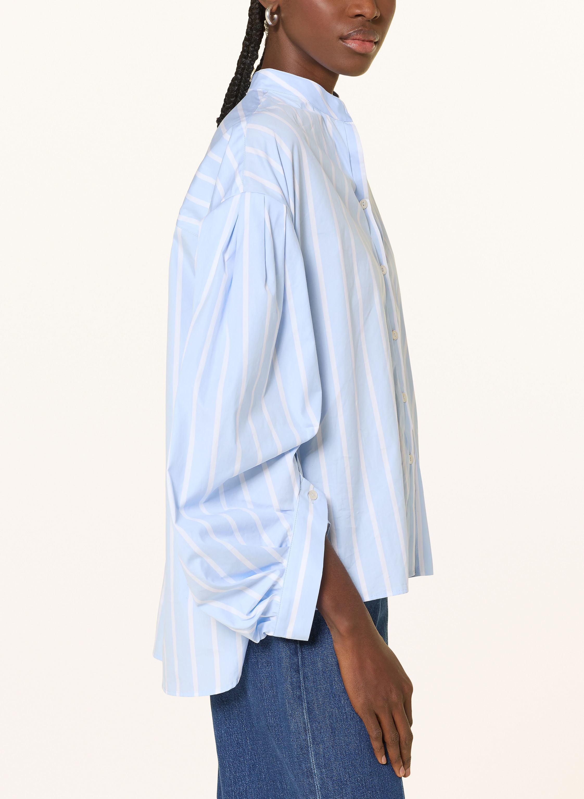 Thumbnail - True Religion Oversized-Bluse Vicky blau