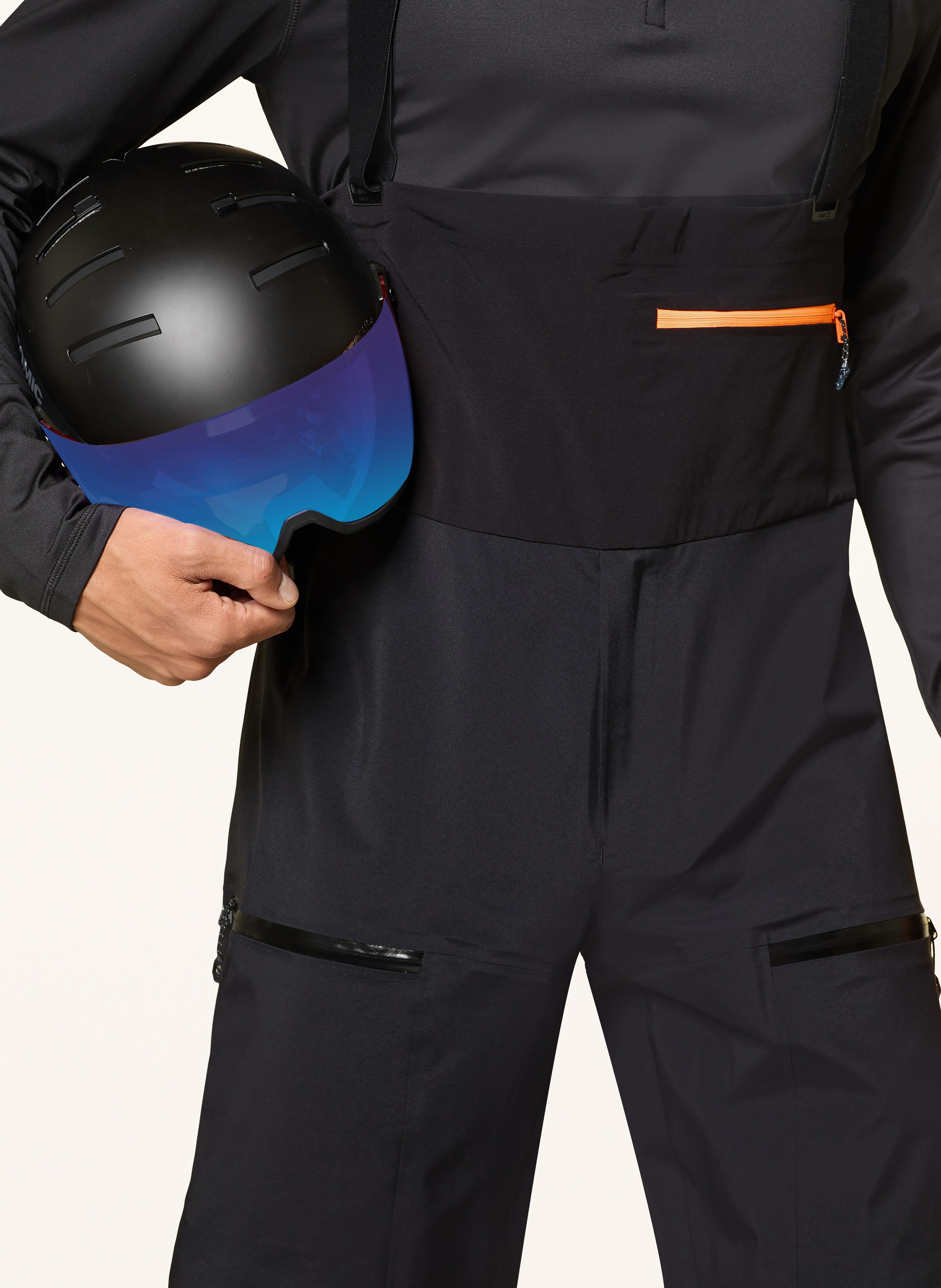 Thumbnail - Mammut Hardshell-Skihose Eiger Free Pro Hs Bib schwarz