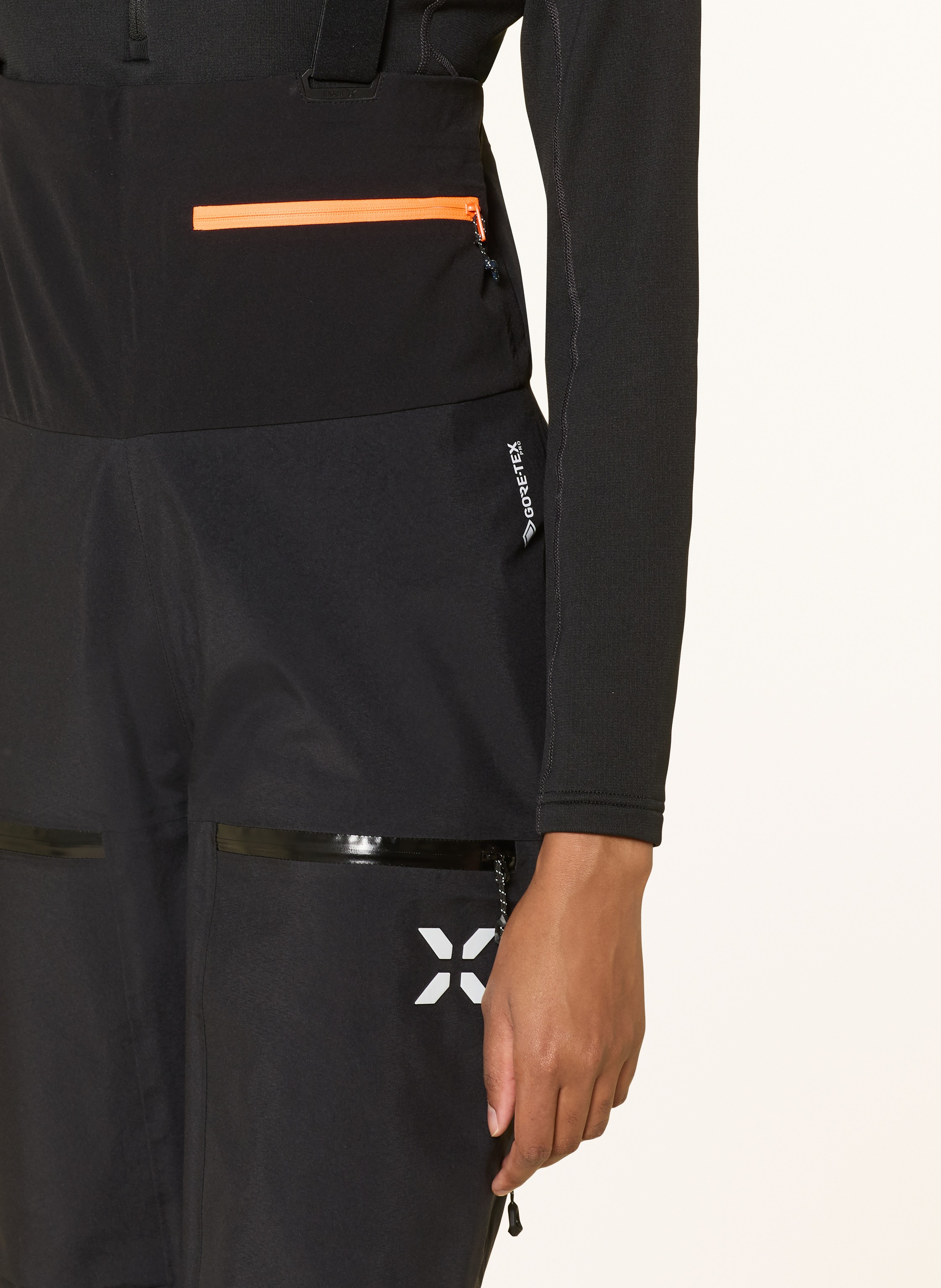 Thumbnail - Mammut Hardshell-Skihose Eiger Free Pro Hs Bib schwarz