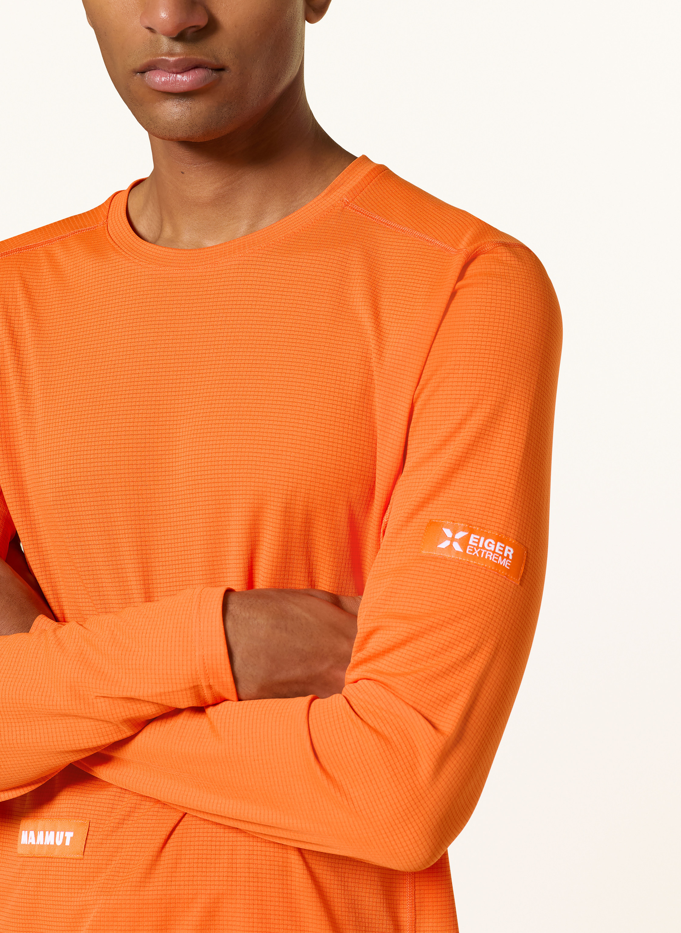 Thumbnail - Mammut Longsleeve Eiger Nordwand orange