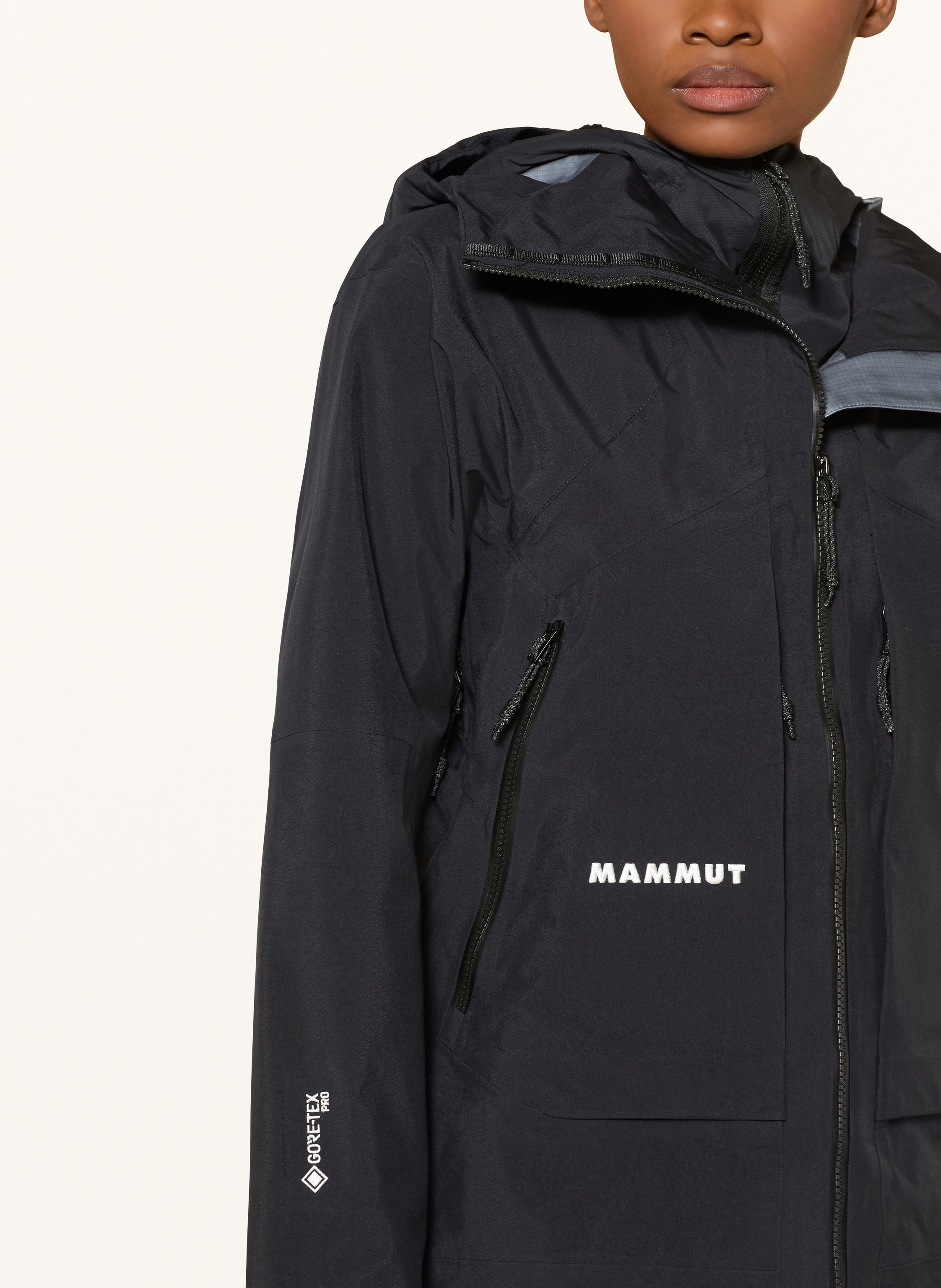 Thumbnail - Mammut Hardshell-Jacke Eiger Nordwand Pro Hs schwarz