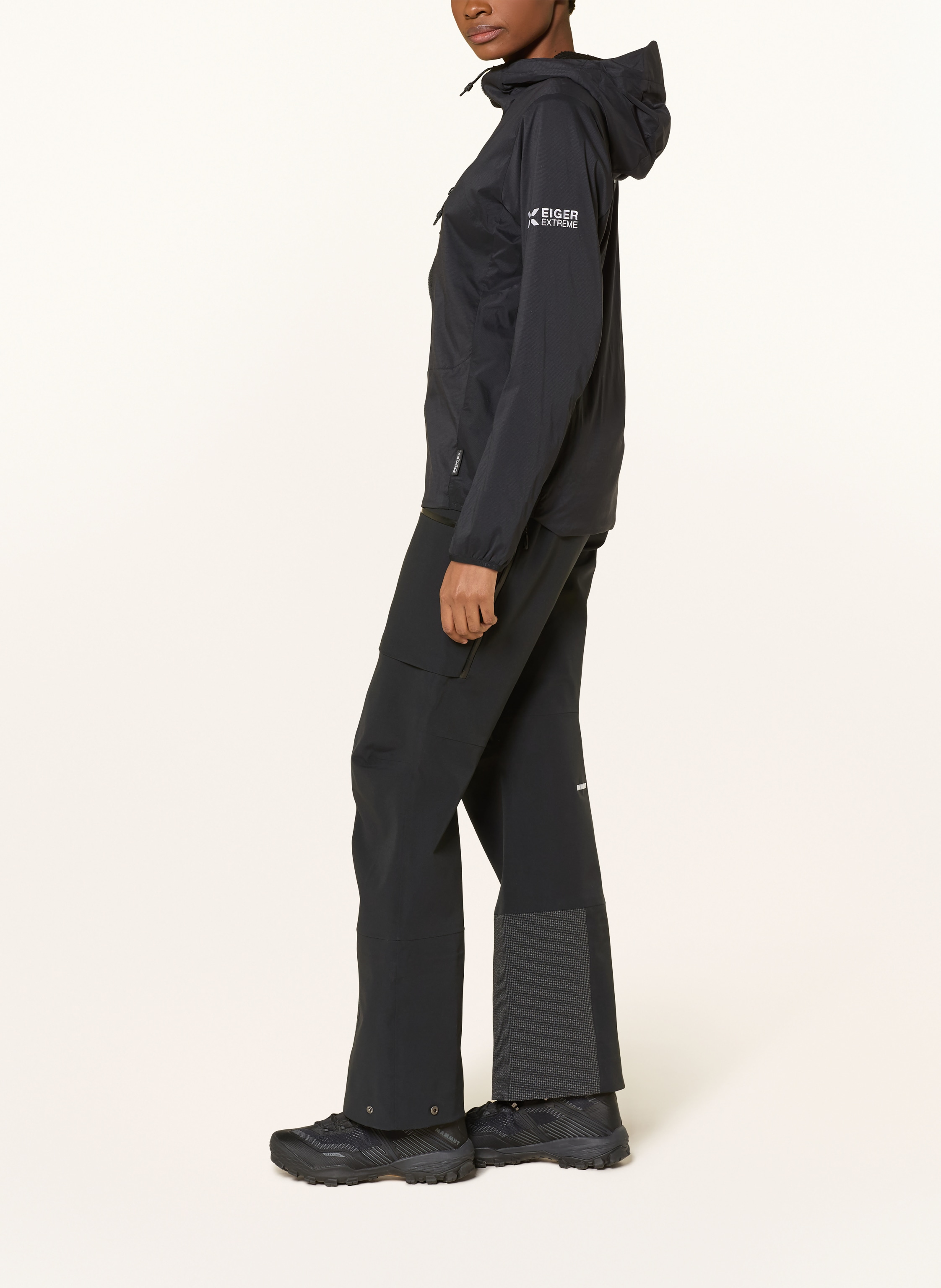 Thumbnail - Mammut Jacke Eiger Nordwand In Flex Air Hooded schwarz