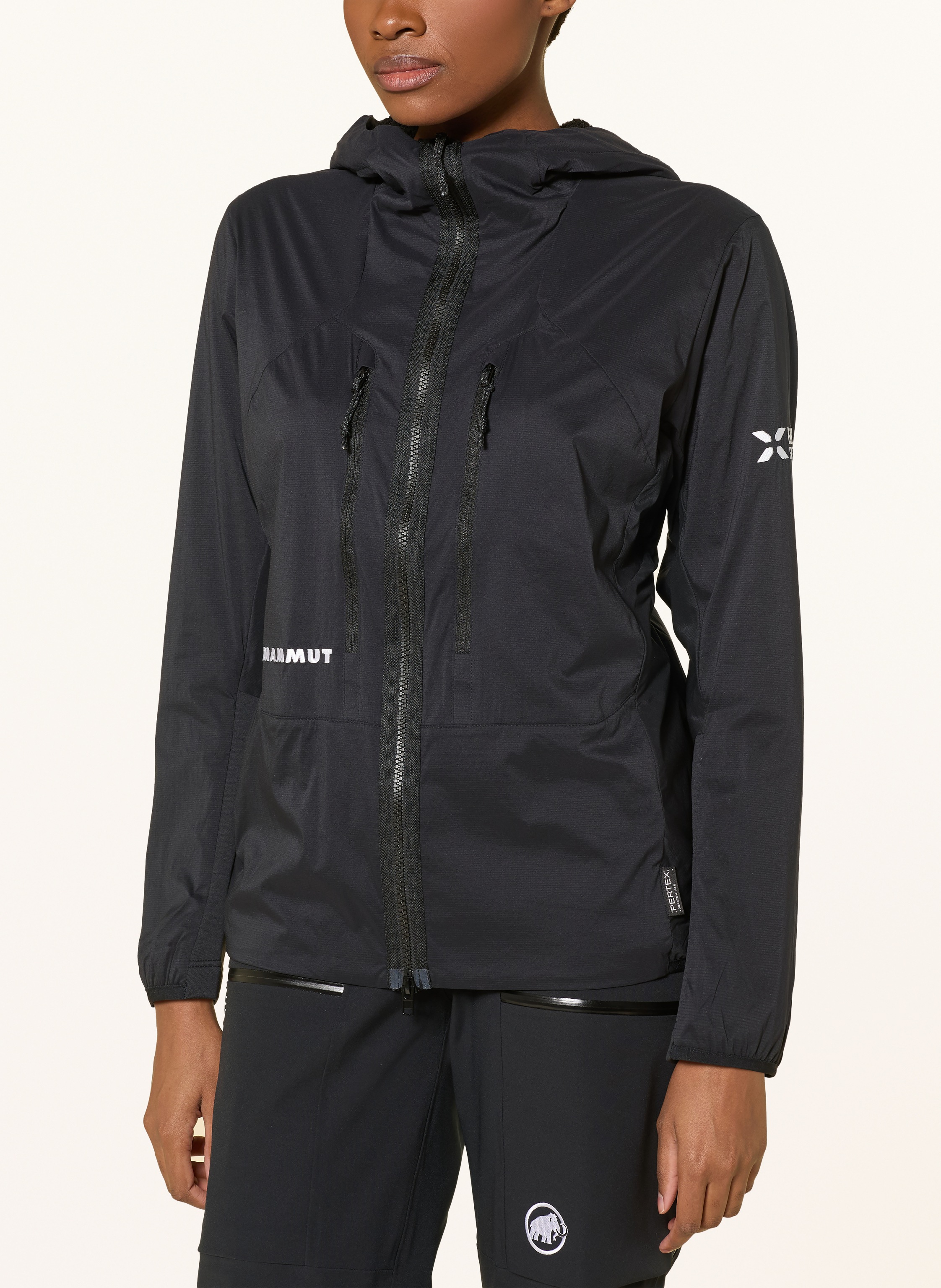 Thumbnail - Mammut Jacke Eiger Nordwand In Flex Air Hooded schwarz