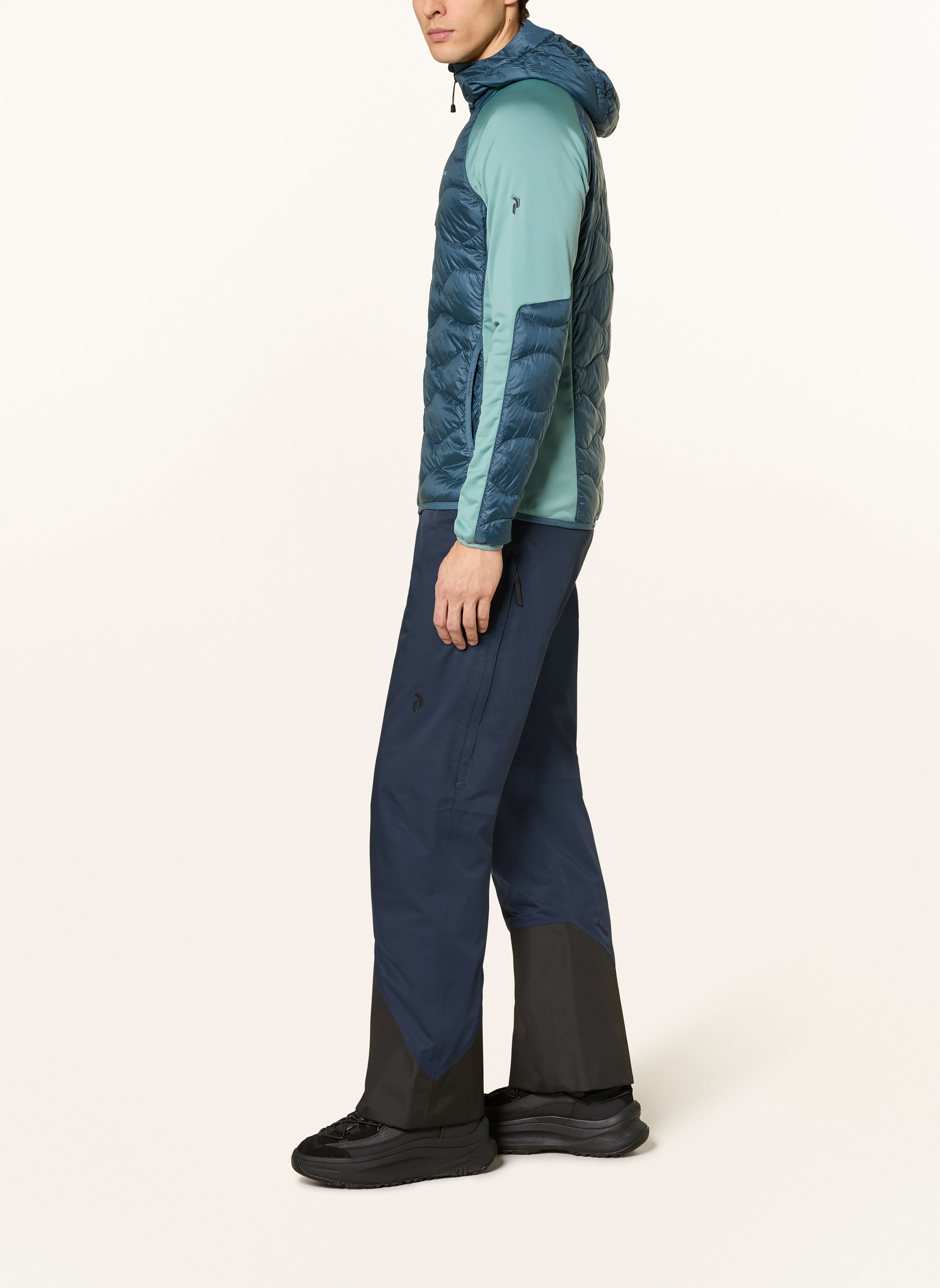 Thumbnail - Peak Performance Hybrid-Daunenjacke Helium Hooded blau