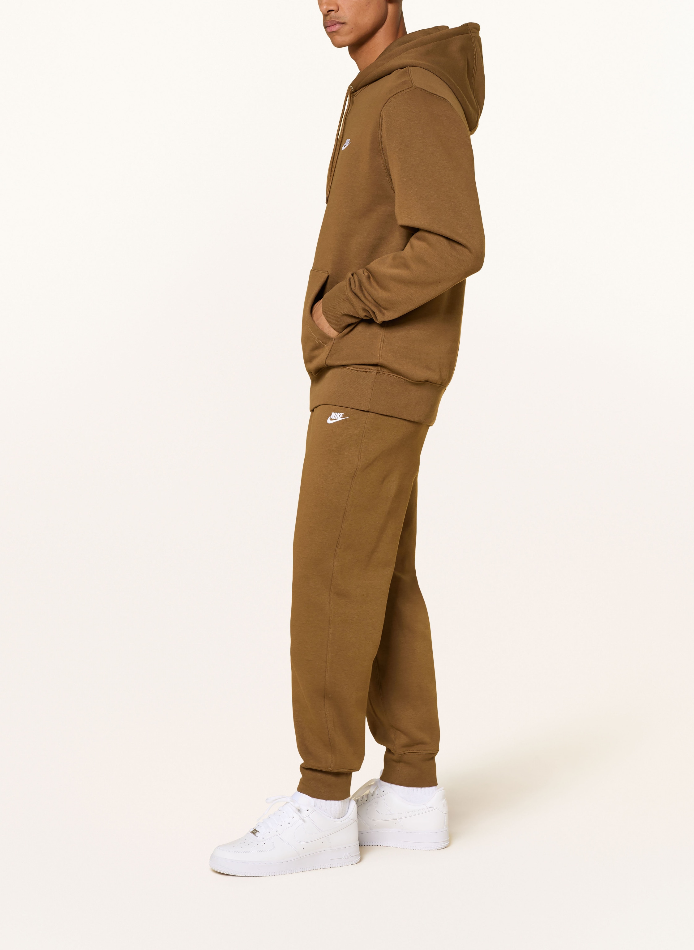 Thumbnail - Nike Hoodie Club braun