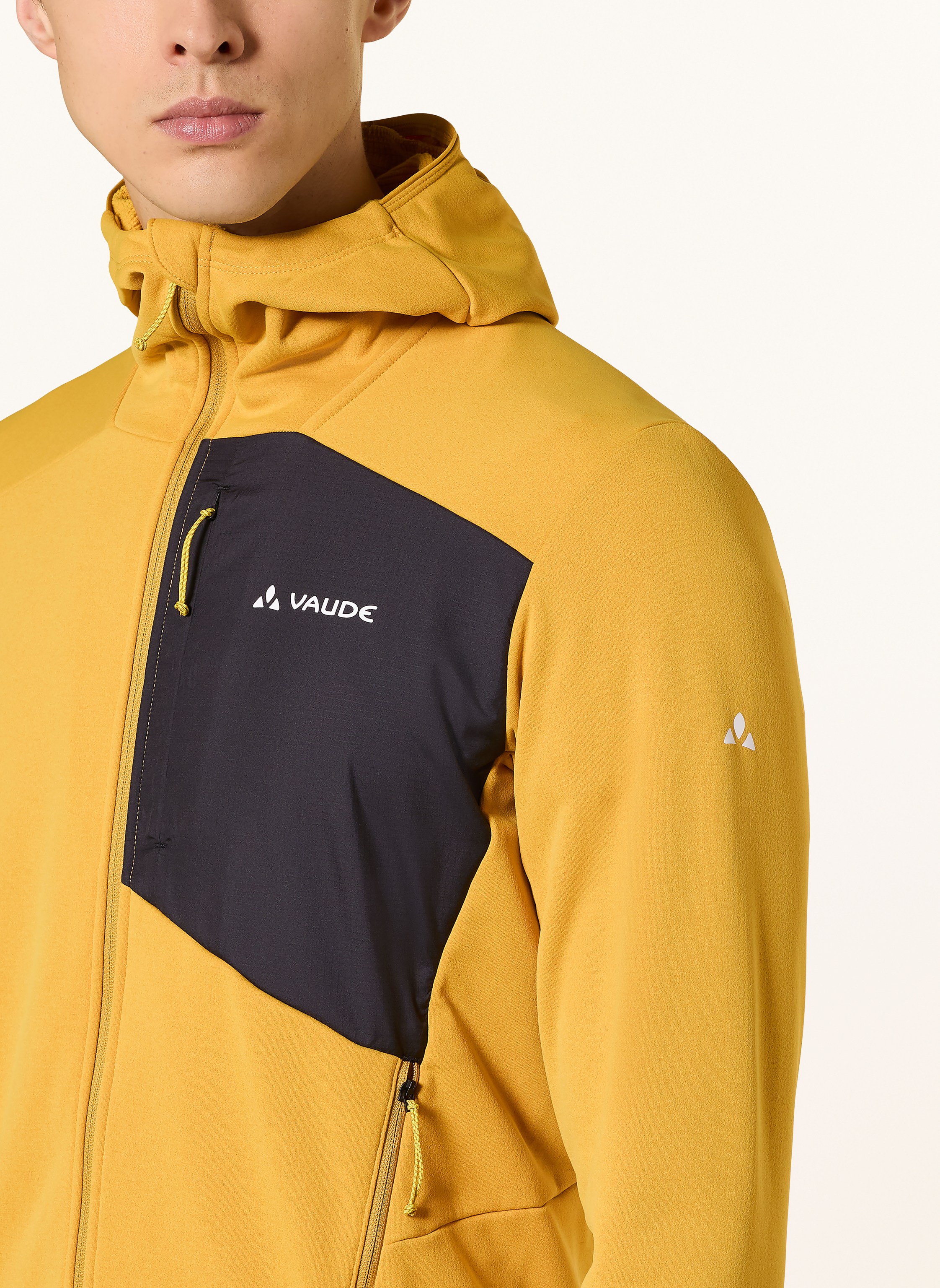 Thumbnail - Vaude Midlayer-Jacke Monviso Iii gelb