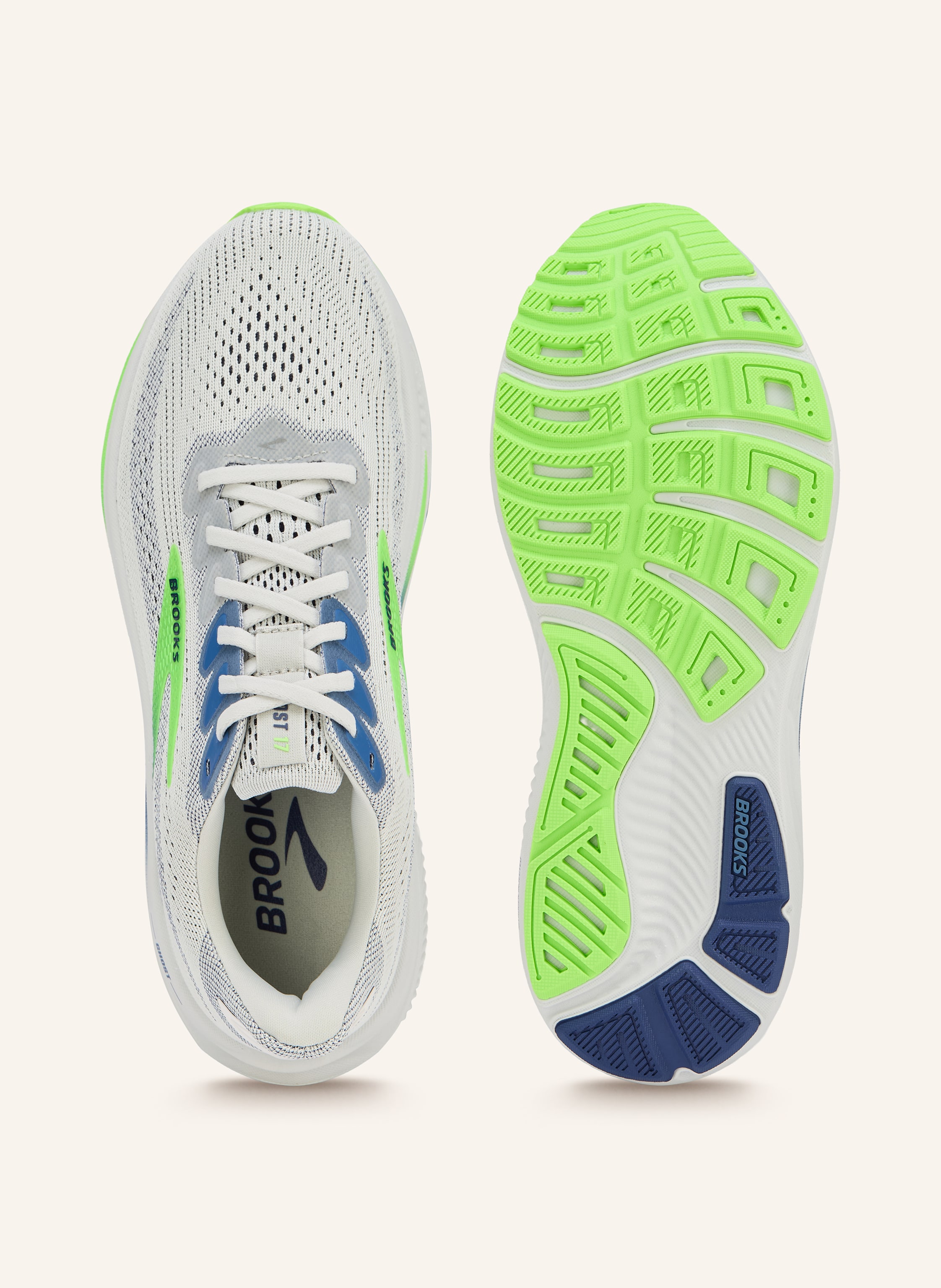 Thumbnail - Brooks Laufschuhe Ghost 17 weiss