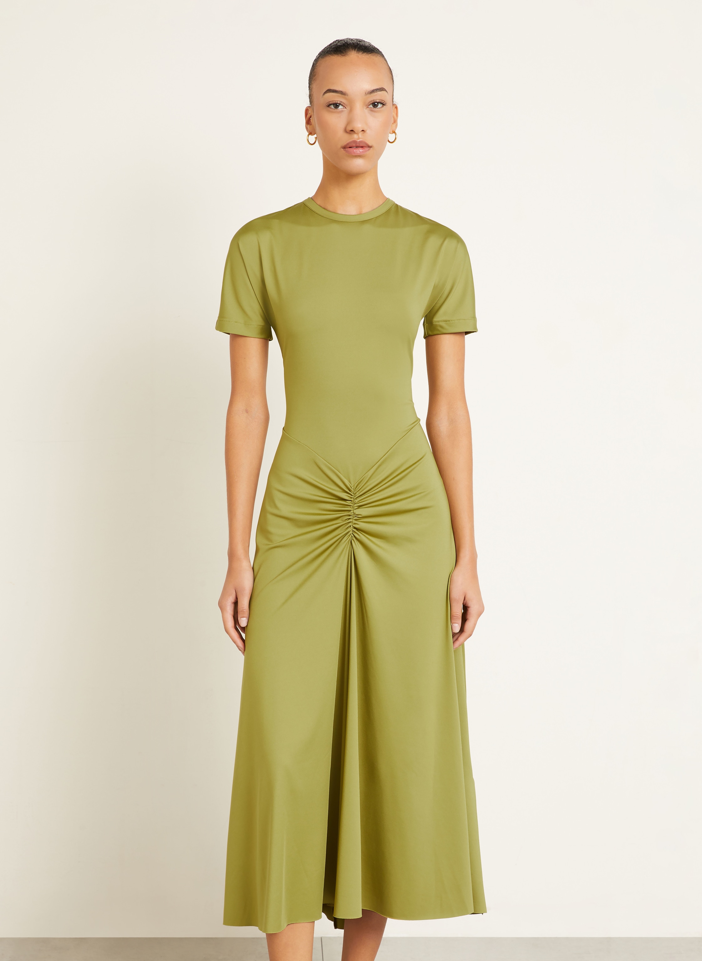 Thumbnail - Victoria Beckham Cocktailkleid Aus Jersey gruen