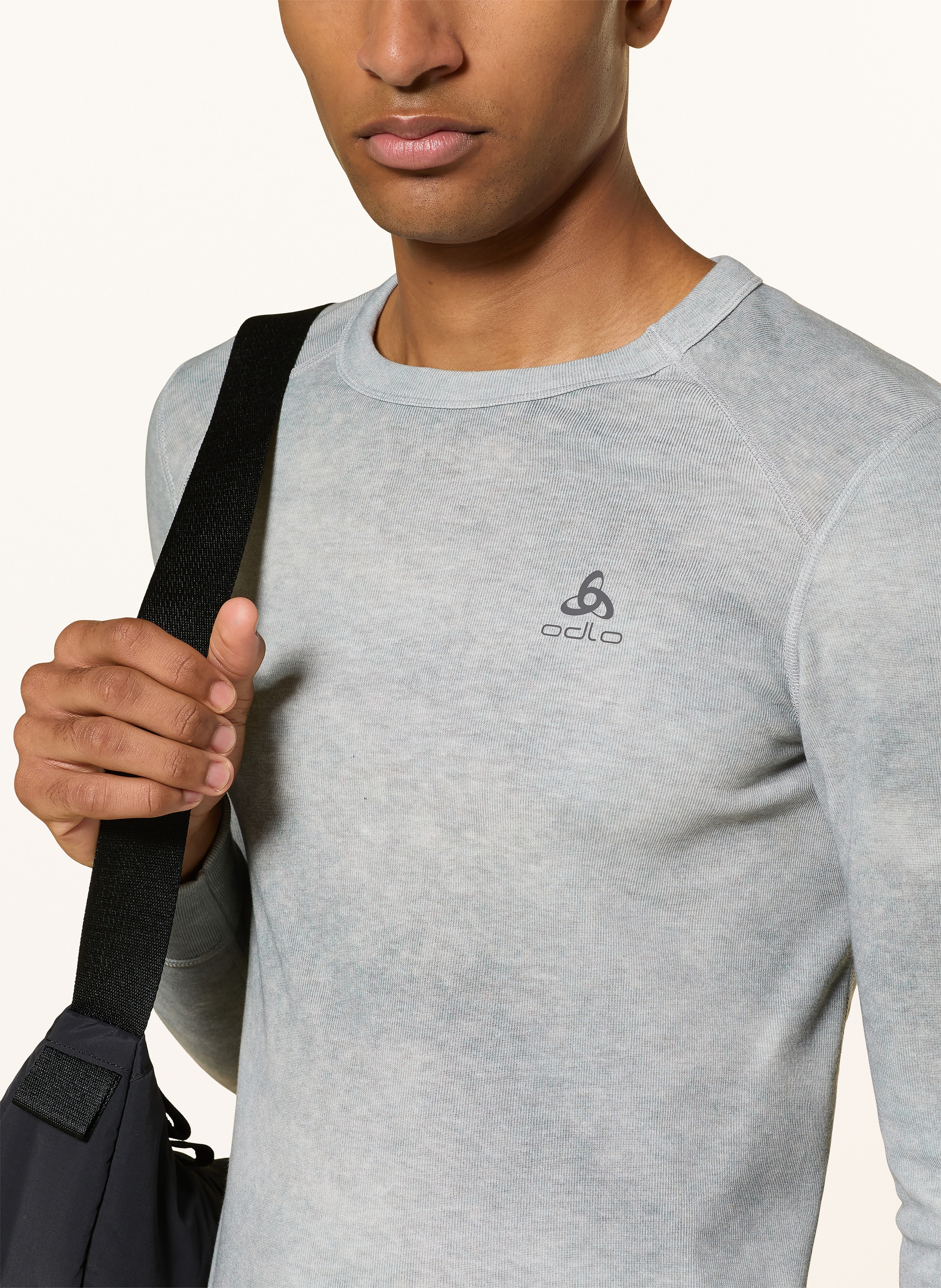 Thumbnail - Odlo Longsleeve Active Warm X Pow grau