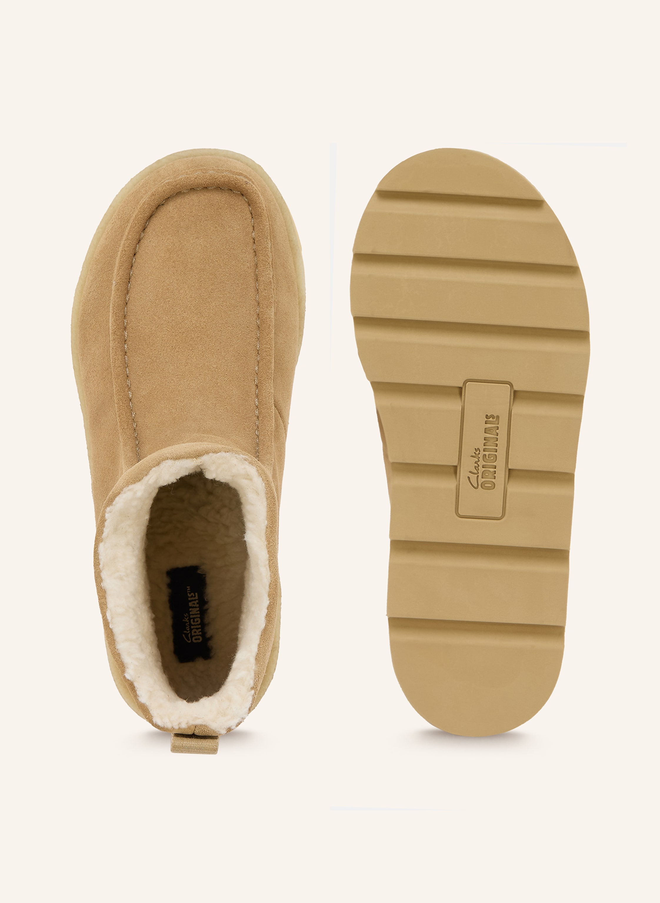 Thumbnail - Clarks Originals Boots Meare Rooey beige