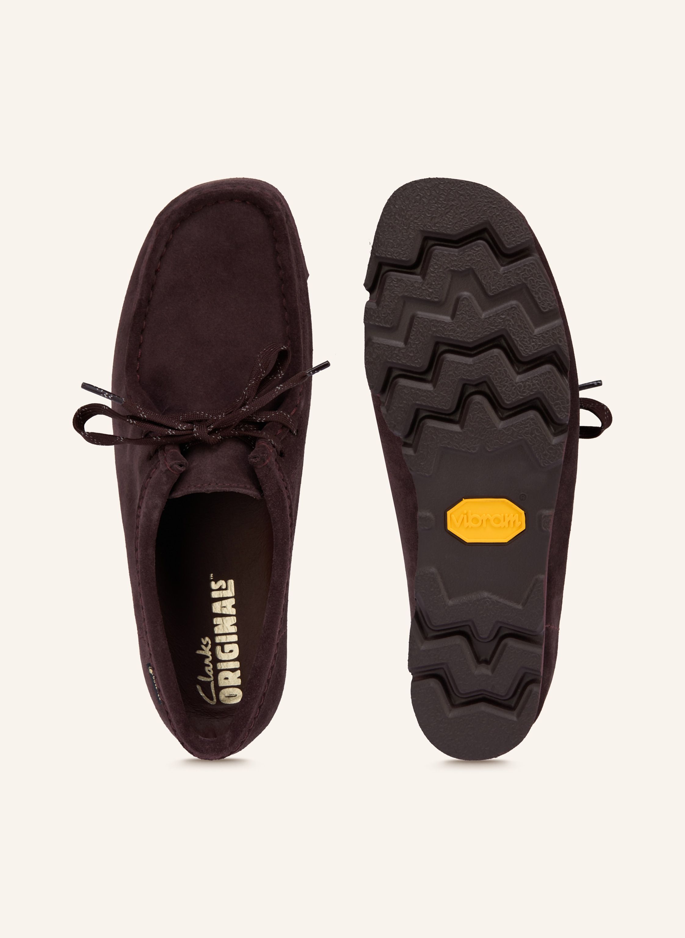 Thumbnail - Clarks Originals Schnürer Wallabee Gore-Tex lila