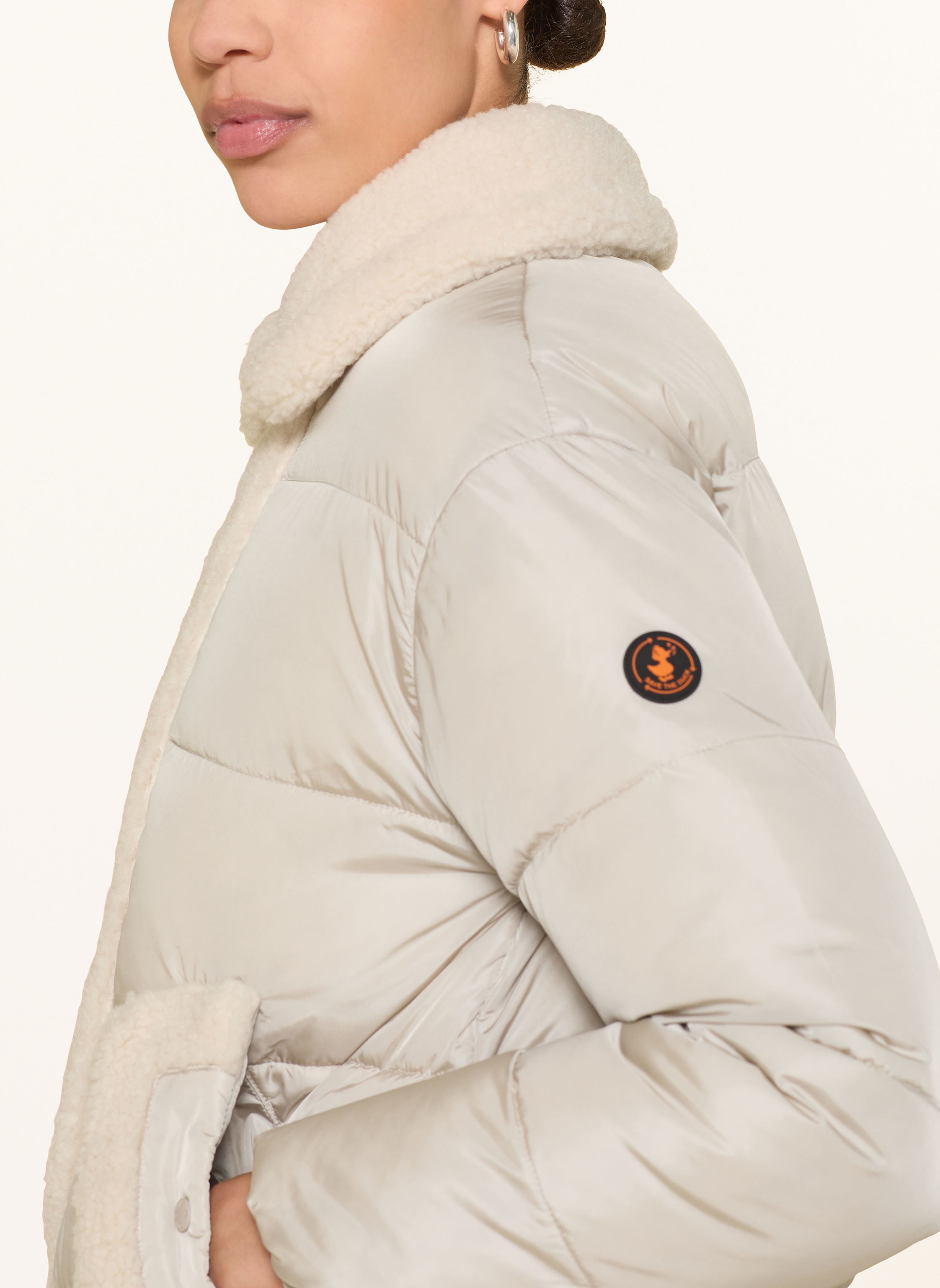 Thumbnail - Save The Duck Steppjacke Honey Im Materialmix beige