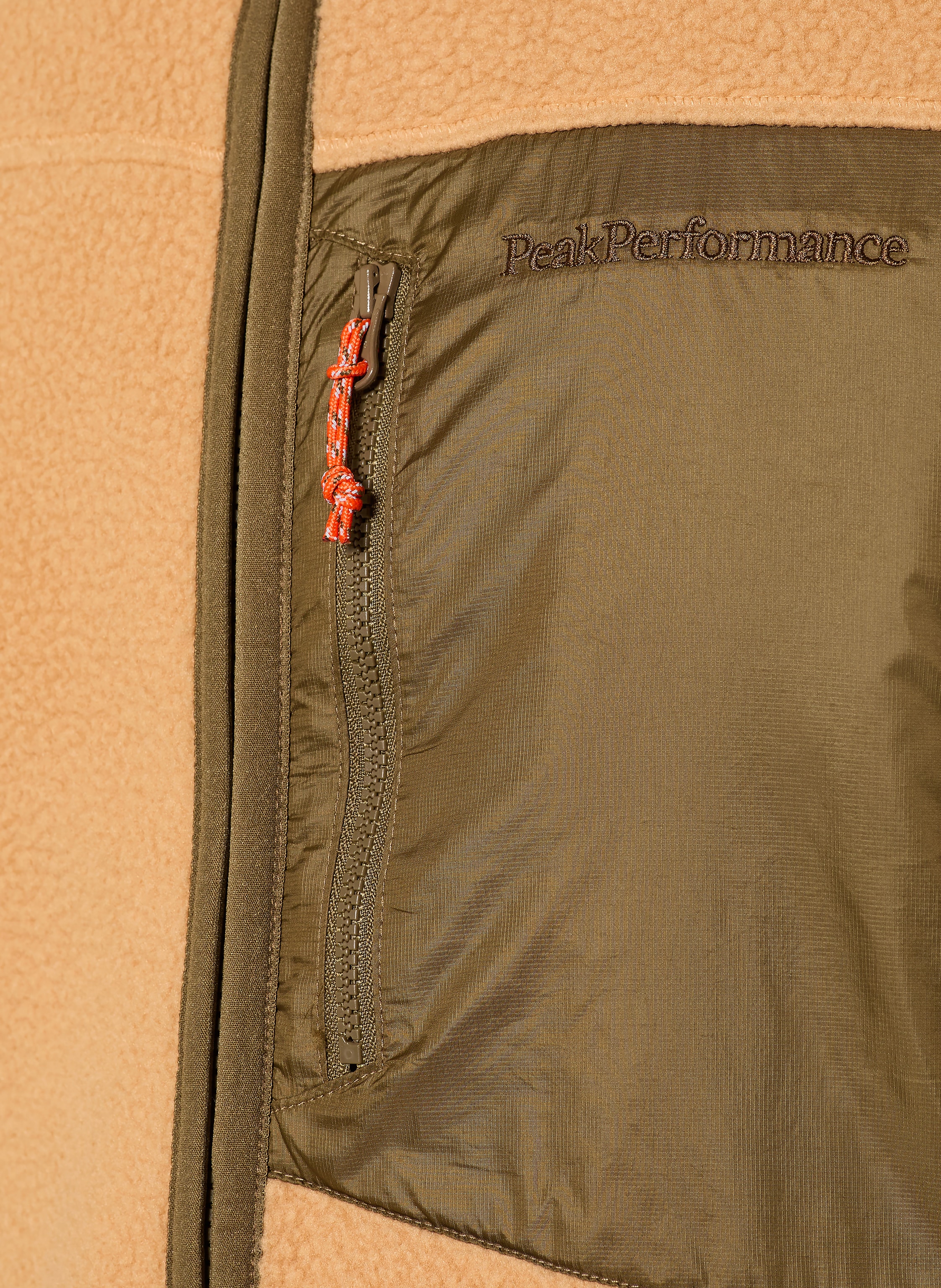 Thumbnail - Peak Performance Fleecejacke Pile braun