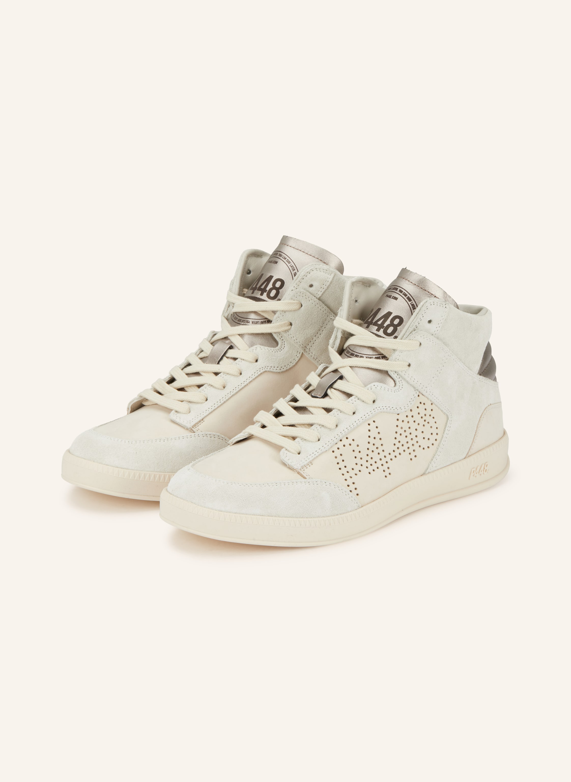 p448 Hightop-Sneaker London 60 beige