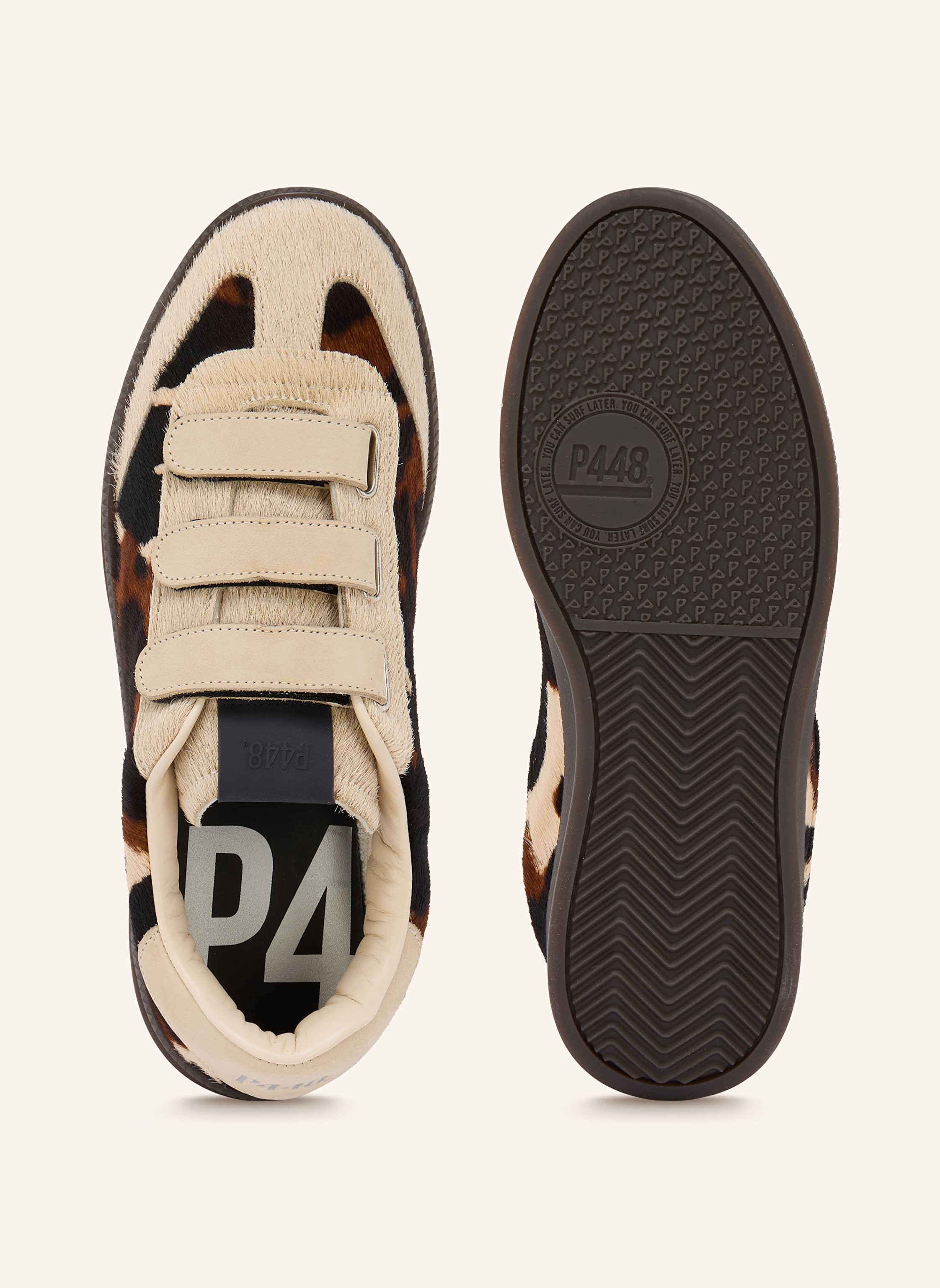 Thumbnail - p448 Sneaker Capri beige