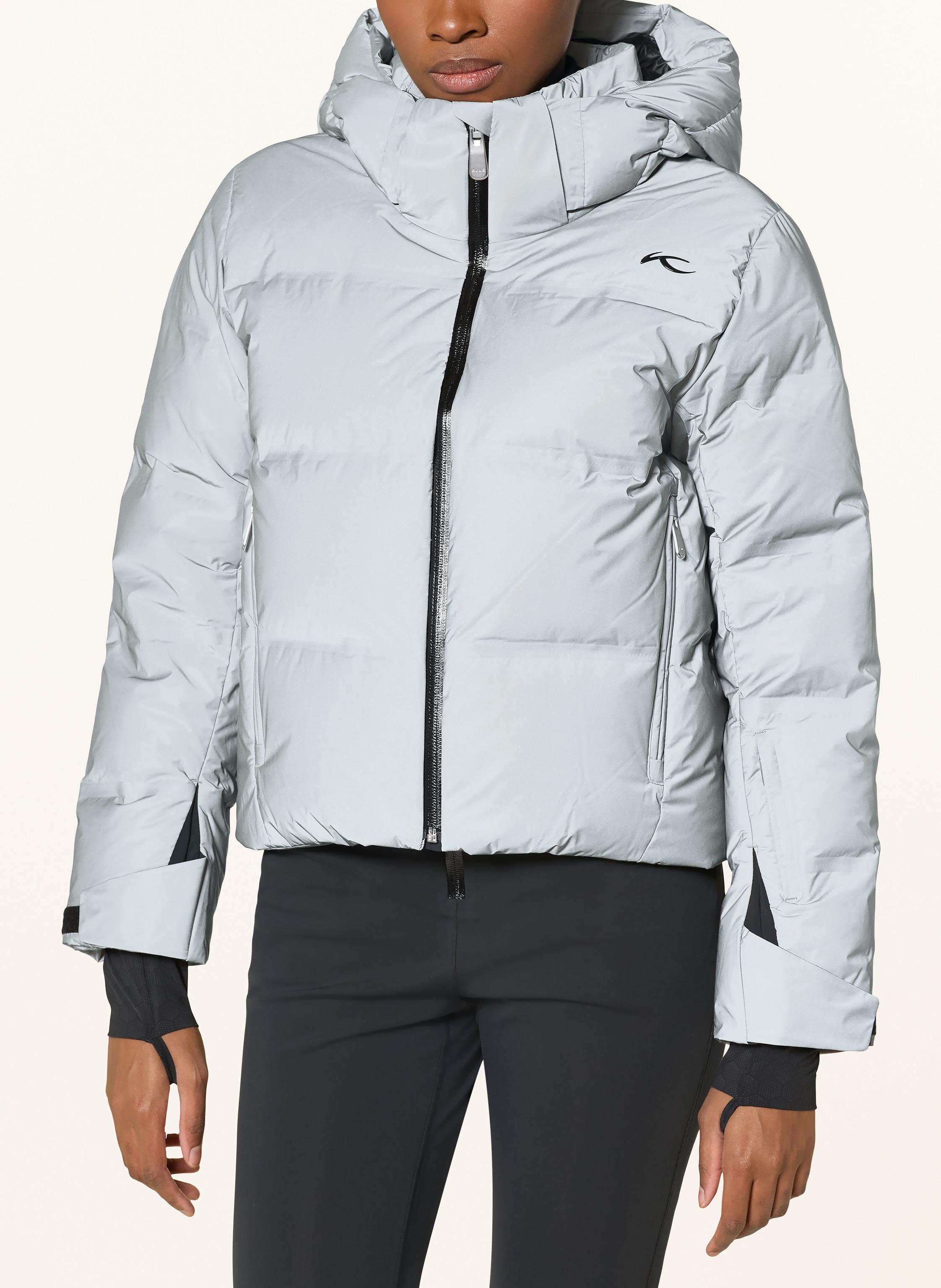 Thumbnail - Kjus Daunen-Skijacke Reflect silber