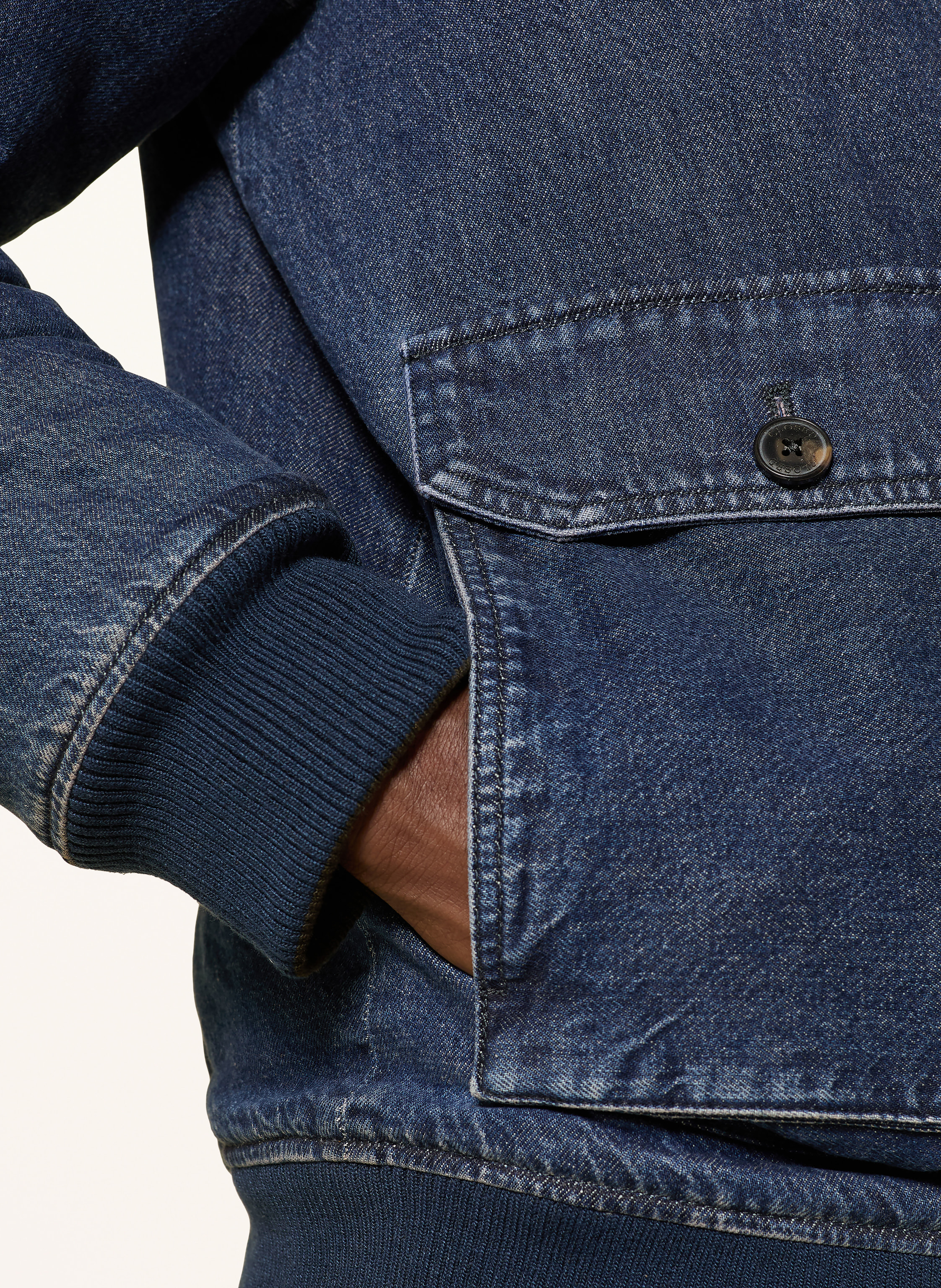 Thumbnail - Closed Jeansjacke Zum Wenden blau