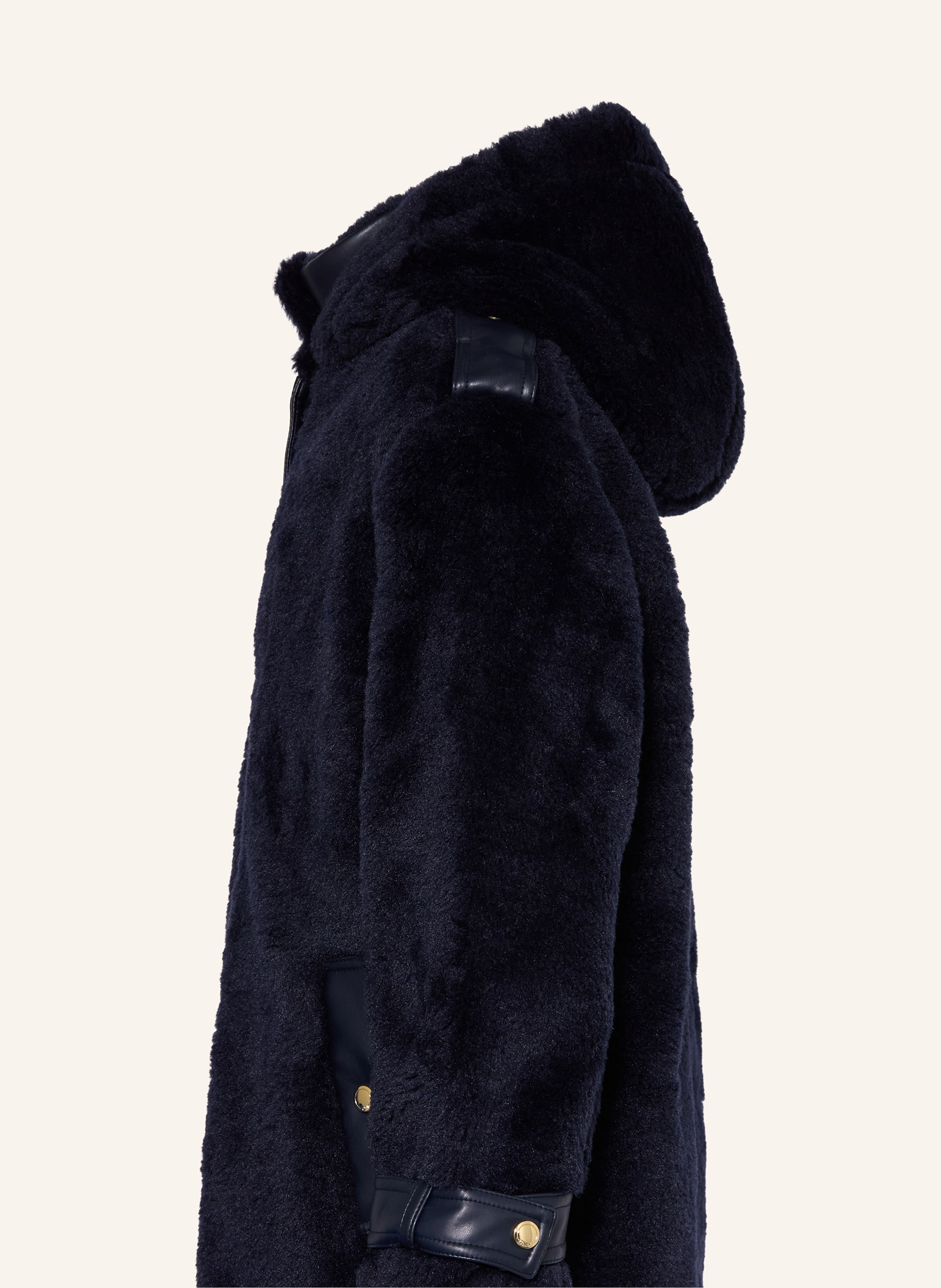 Thumbnail - Chloé Kunstfell-Mantel blau