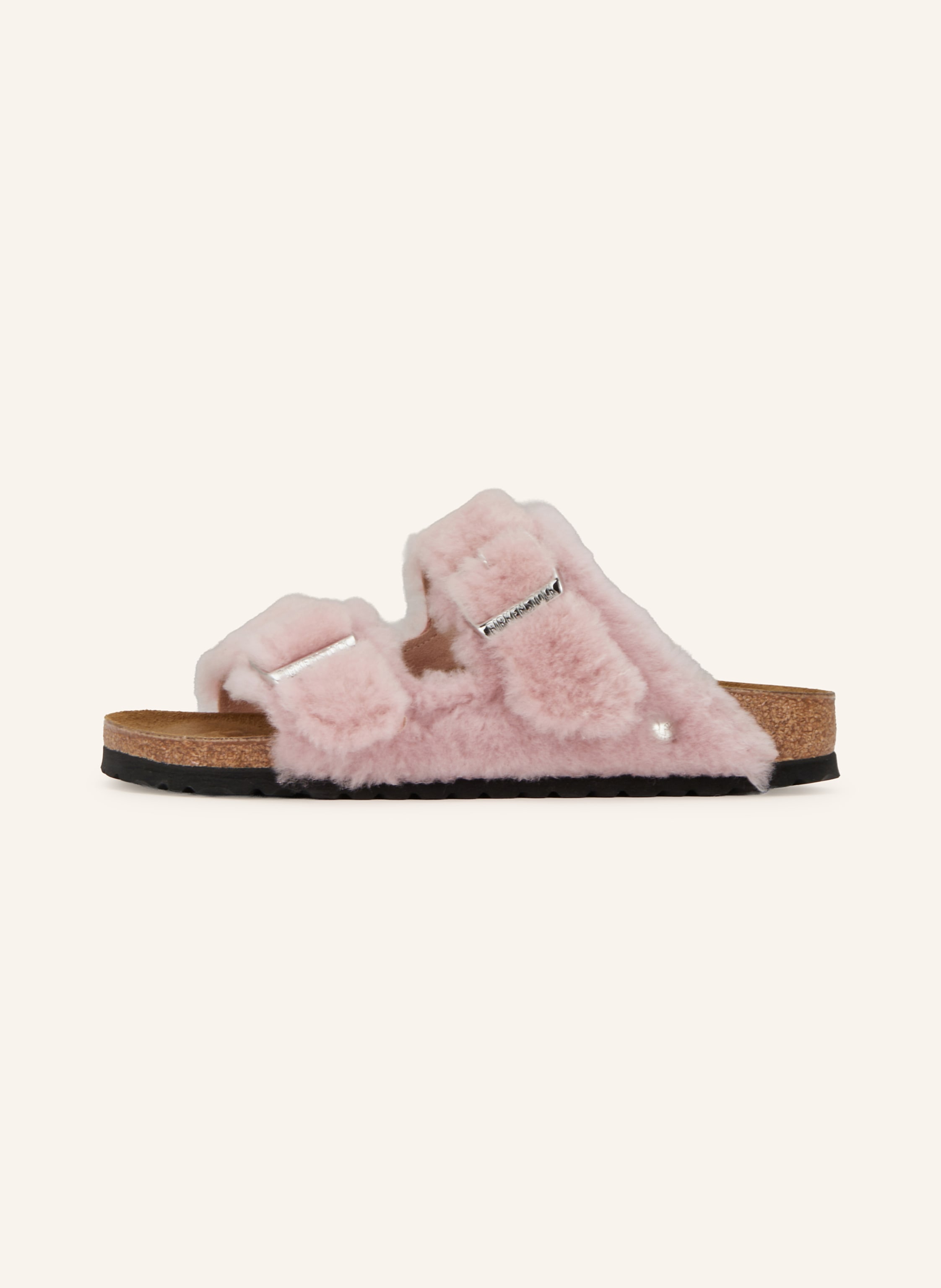 Thumbnail - Birkenstock Pantoletten Arizona Shearling Rivet rosa