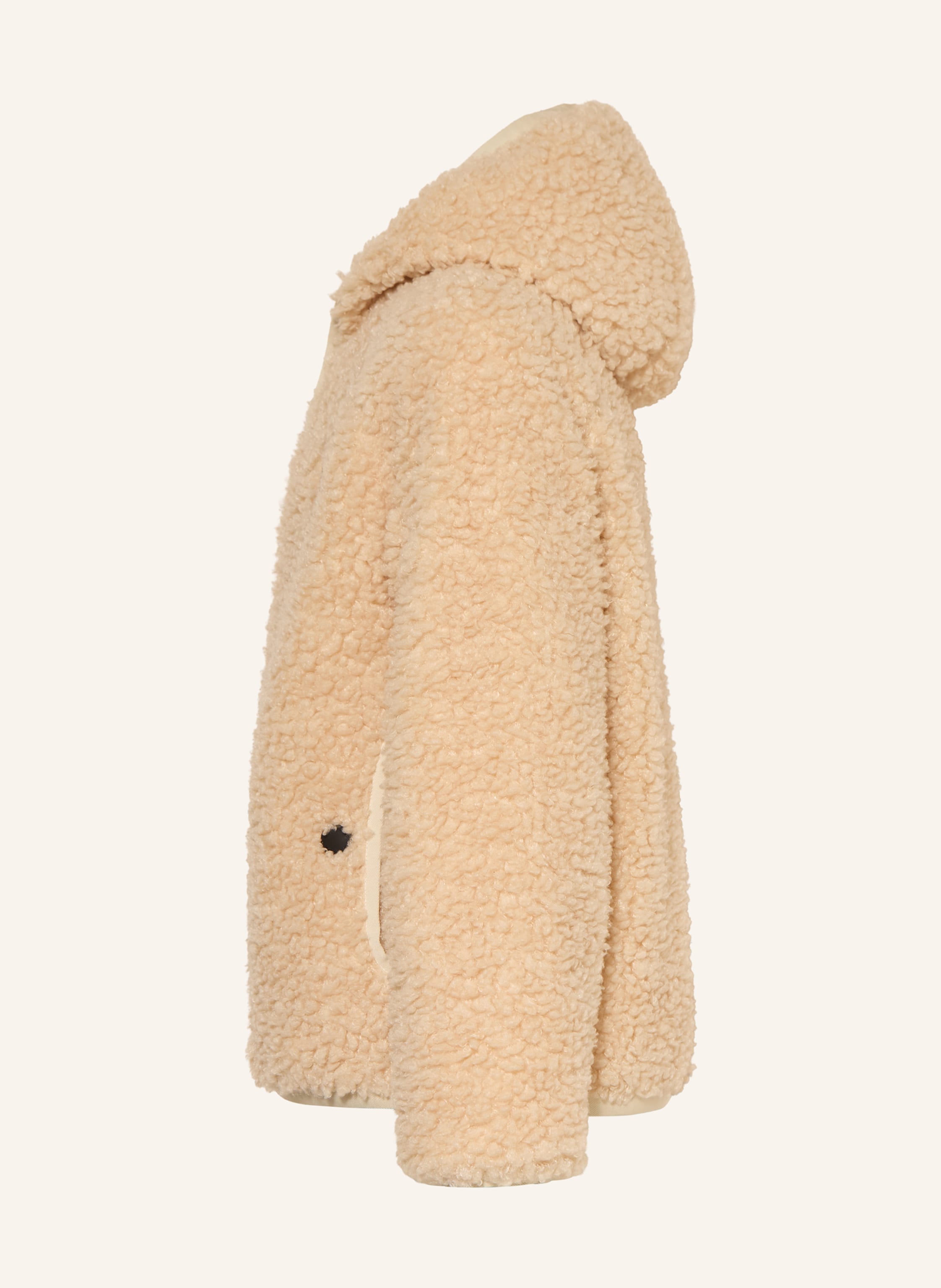 Thumbnail - Moncler Enfant Teddyfell-Jacke rosa