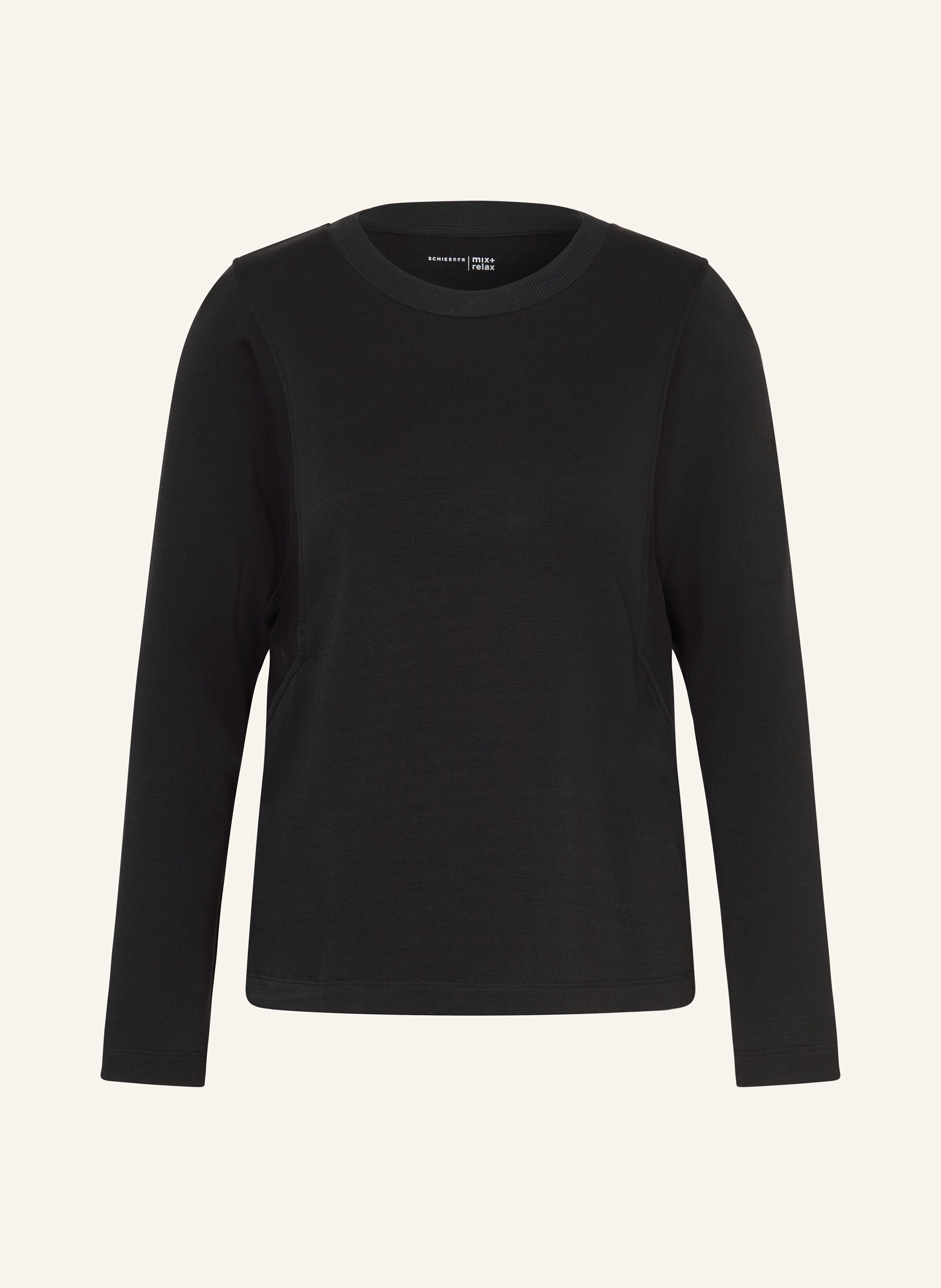 Schiesser Sweatshirt schwarz