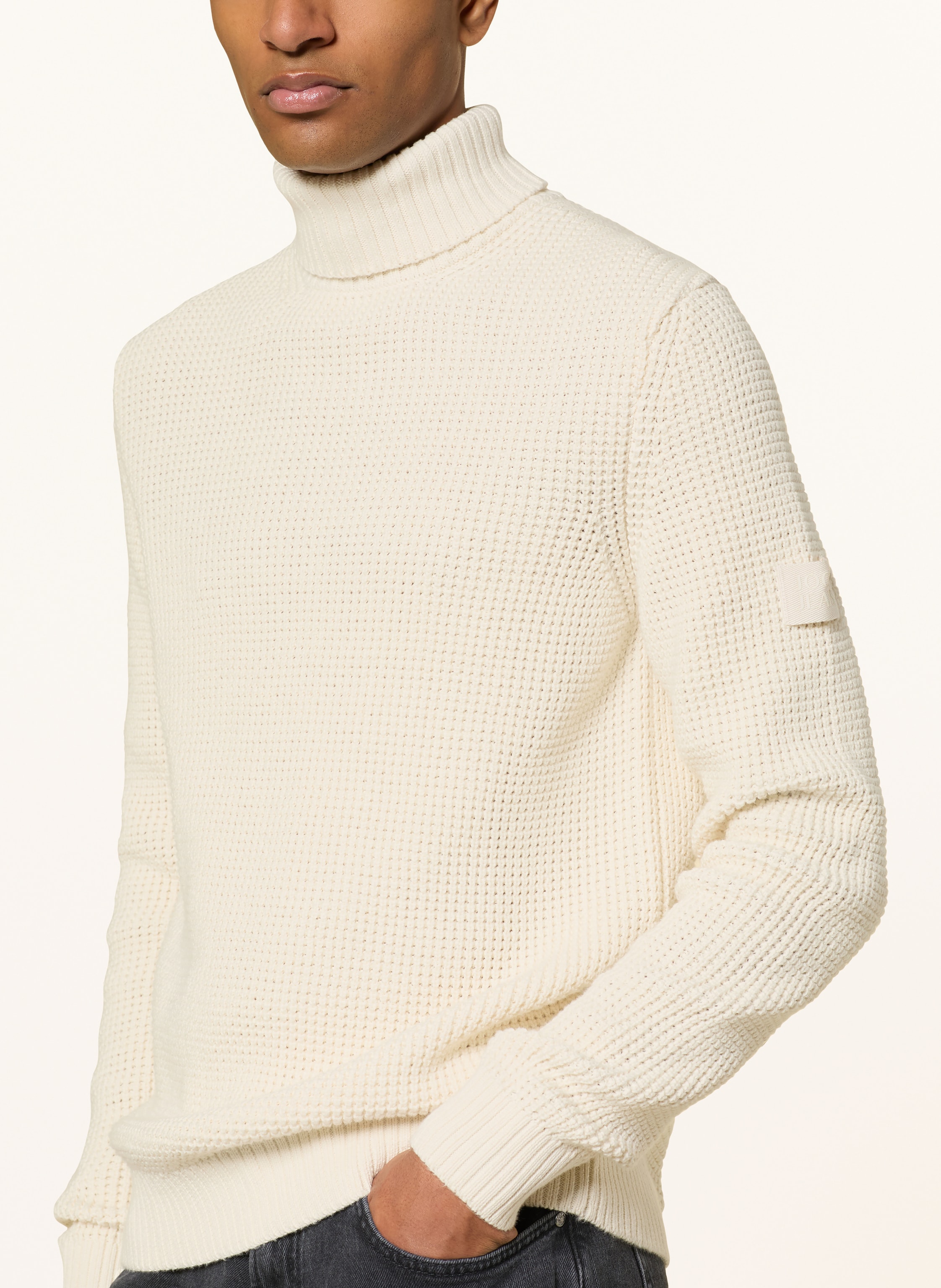 Thumbnail - Joop! Jeans Rollkragenpullover Hollio weiss