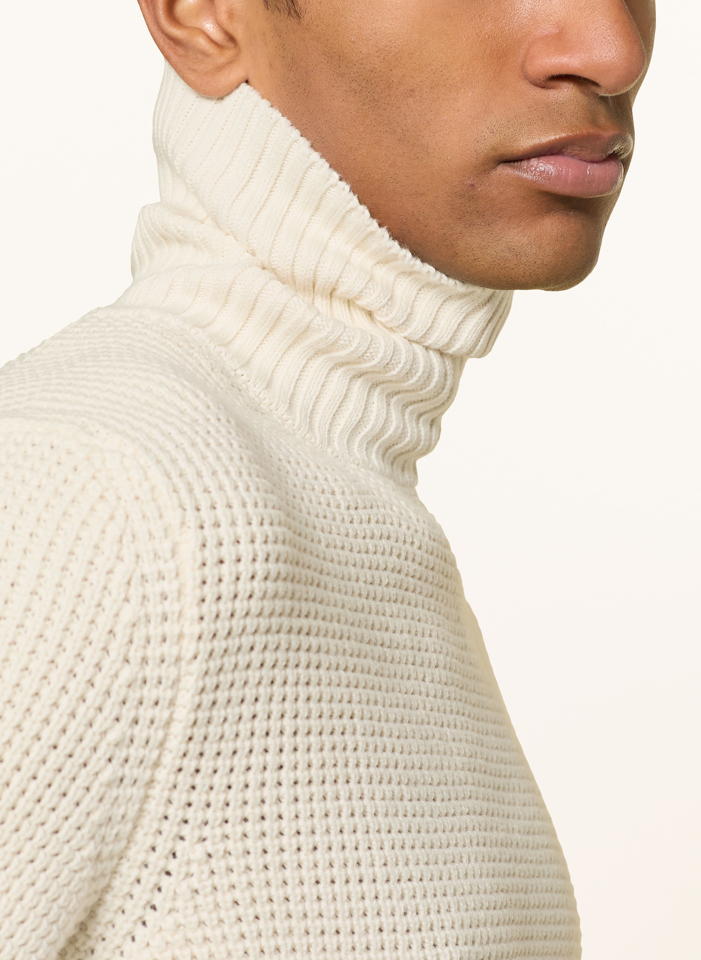 Thumbnail - Joop! Jeans Rollkragenpullover Hollio weiss