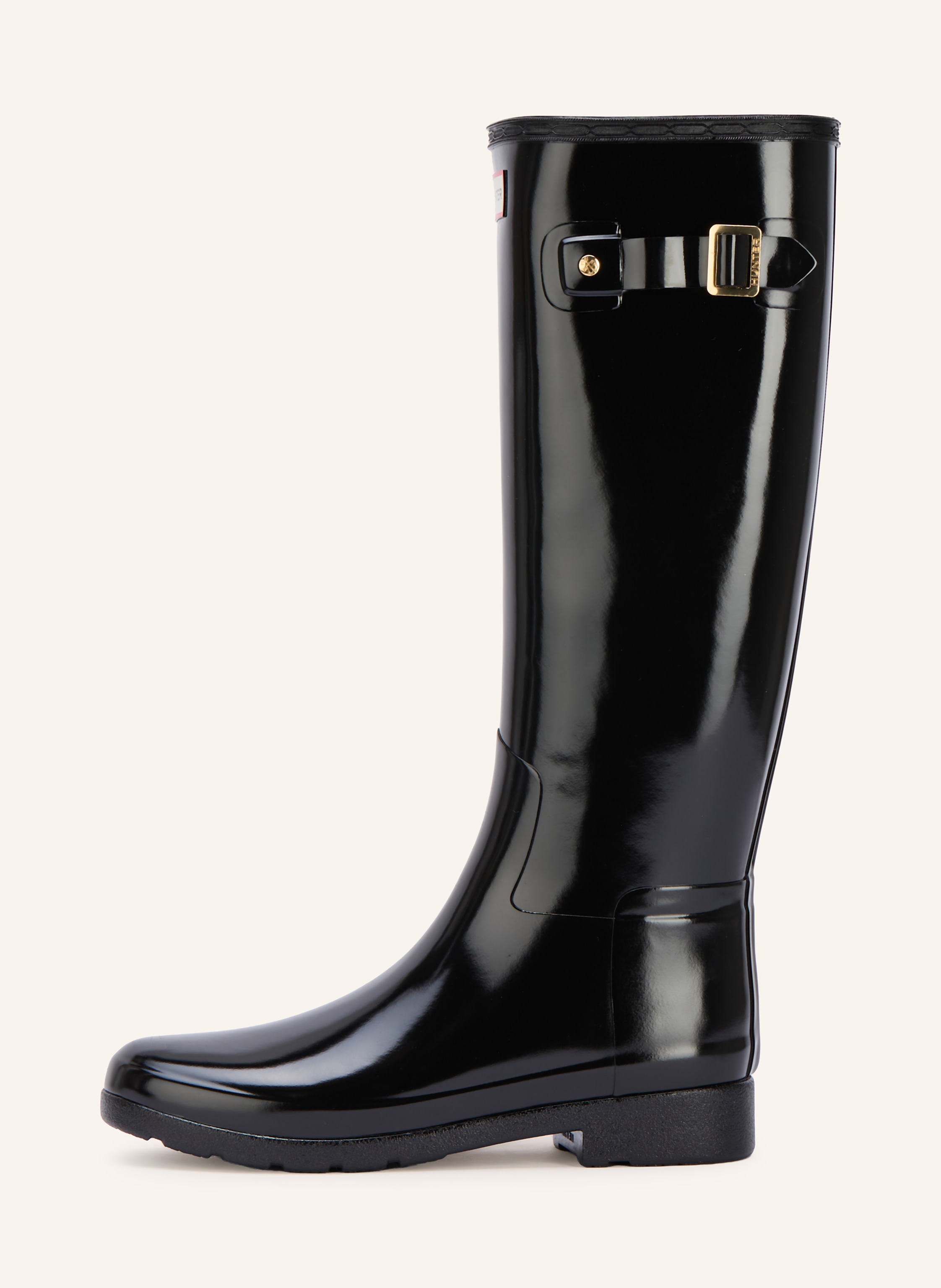 Thumbnail - Hunter Gummistiefel Refined Tall schwarz