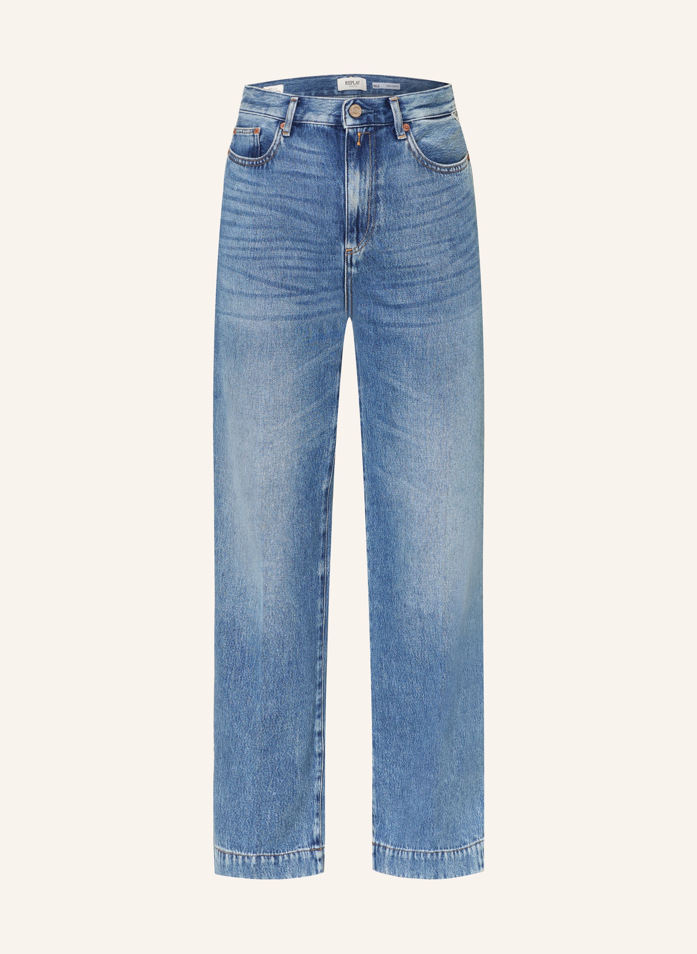 Replay Straight Jeans Melja blau