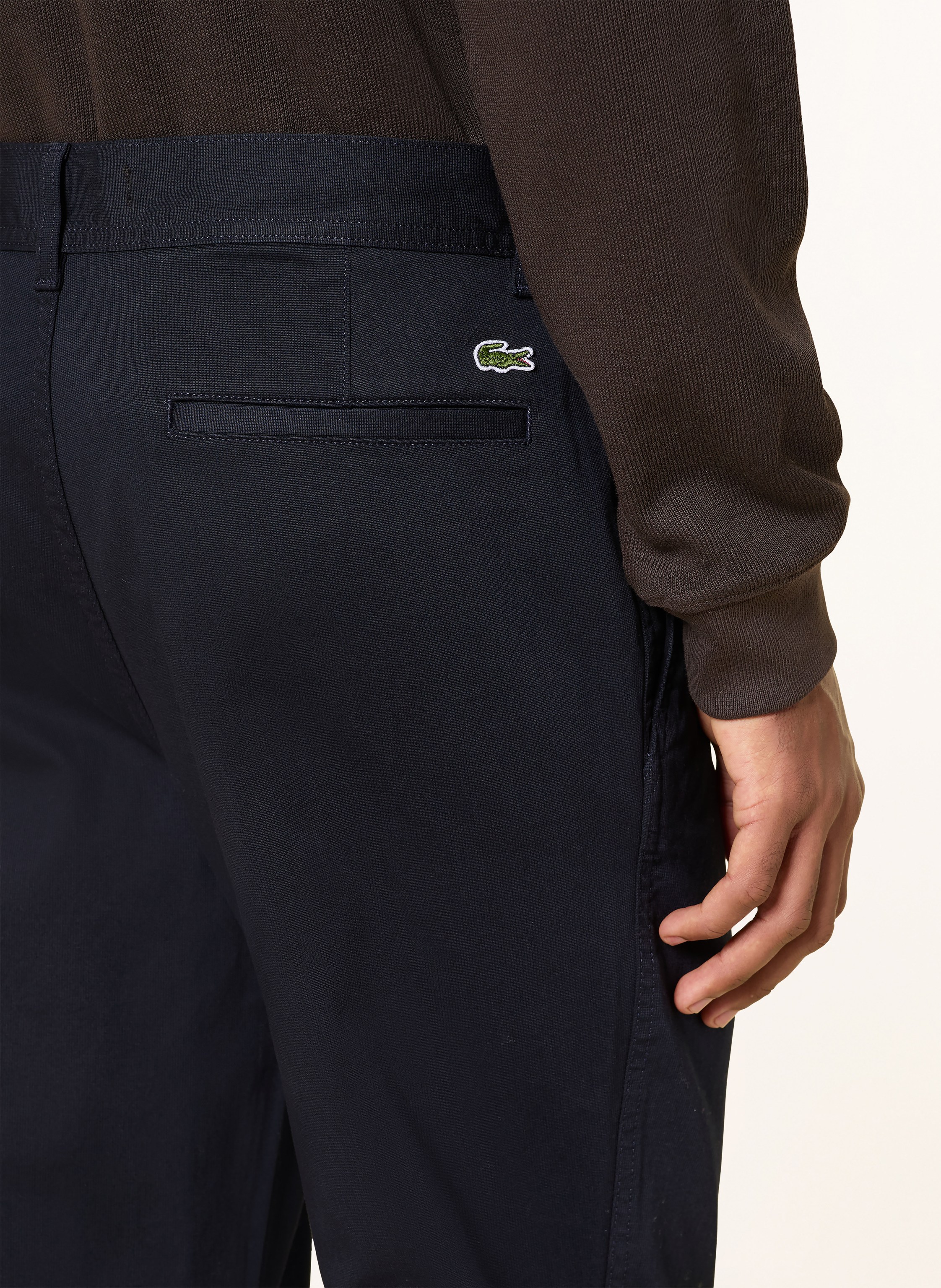 Thumbnail - Lacoste Chino Regular Fit blau