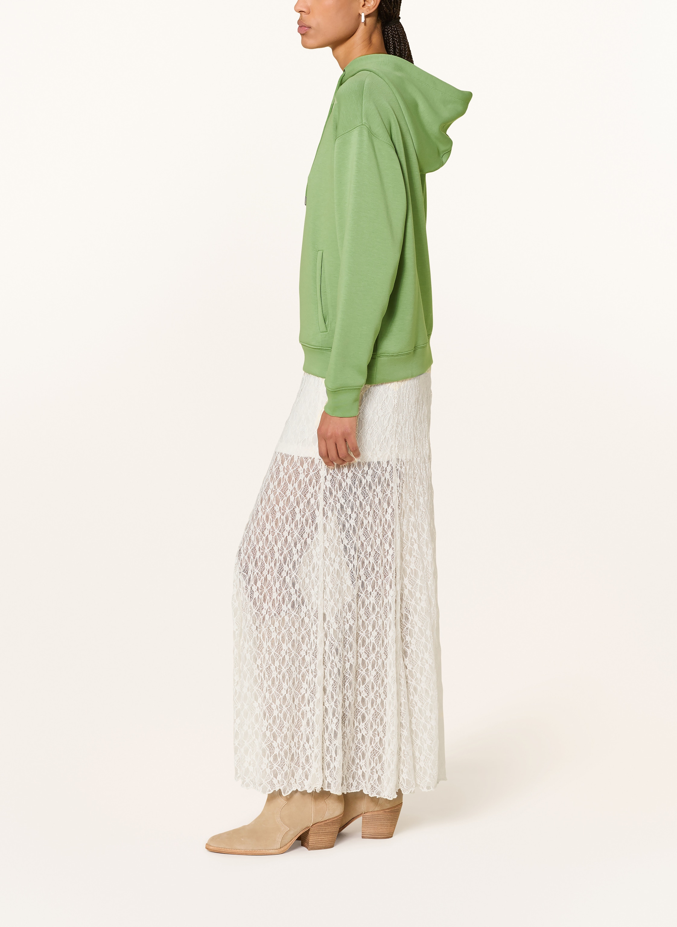 Thumbnail - Msch Copenhagen Hoodie Mschima gruen