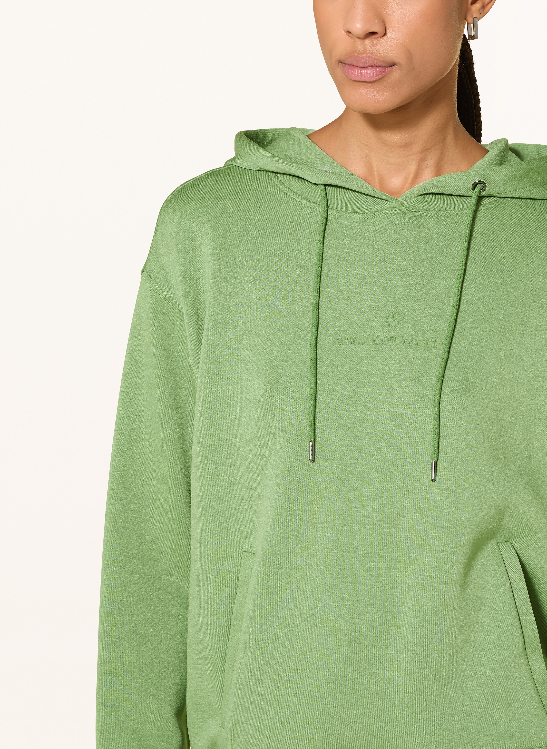 Thumbnail - Msch Copenhagen Hoodie Mschima gruen