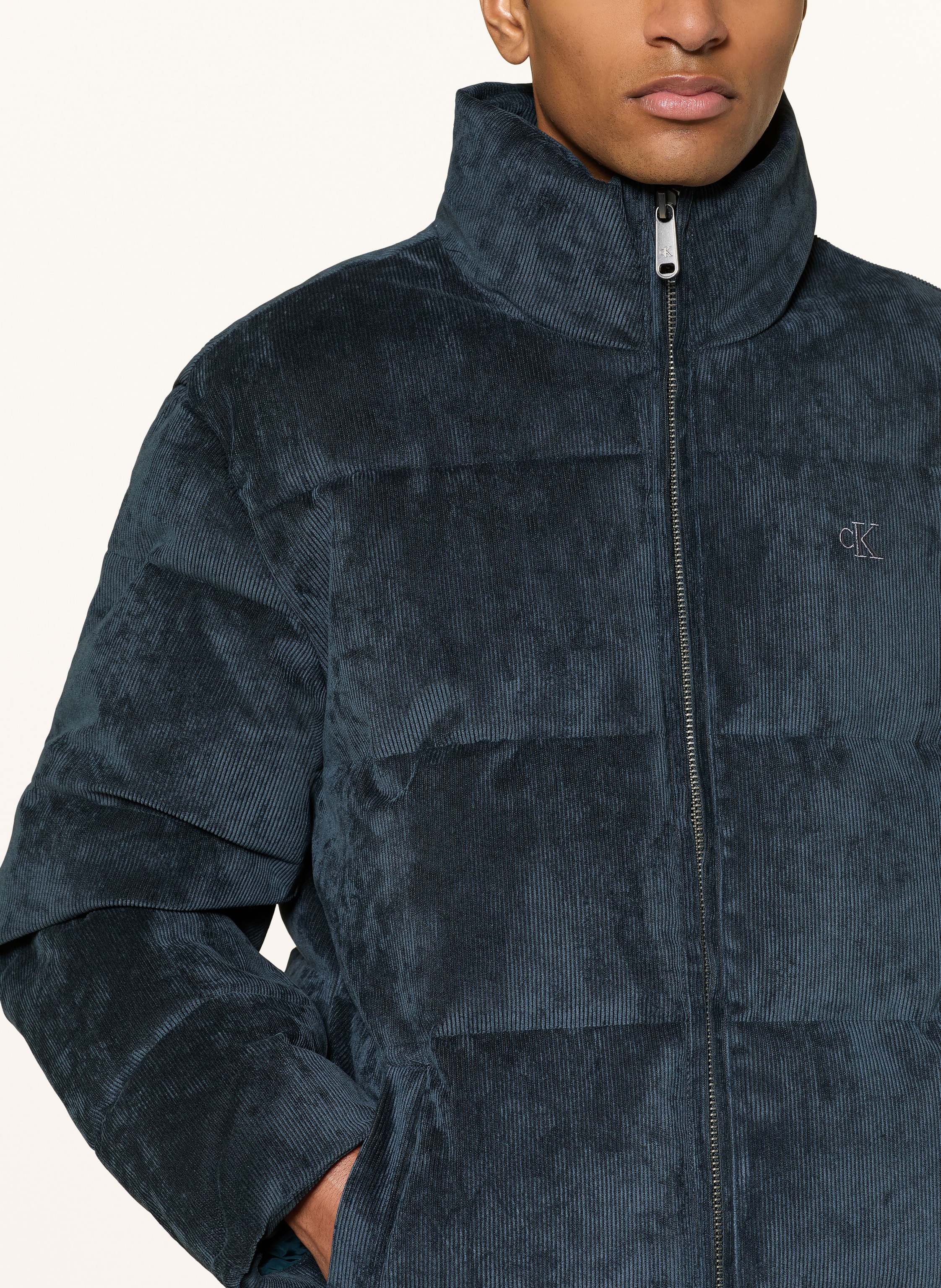 Thumbnail - Calvin Klein Jeans Steppjacke Aus Cord blau