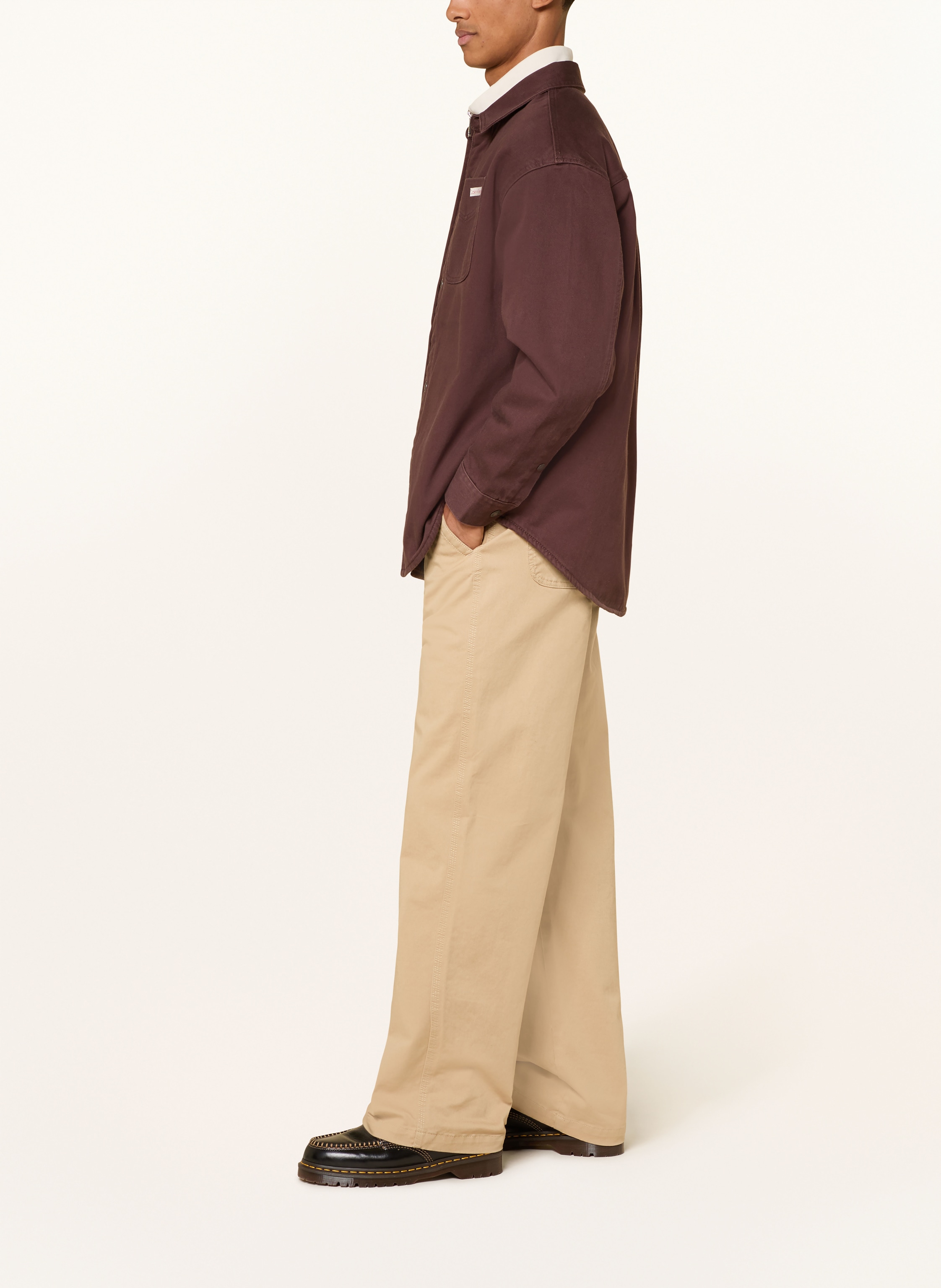 Thumbnail - Calvin Klein Jeans Chino Baggy Relaxed Fit beige