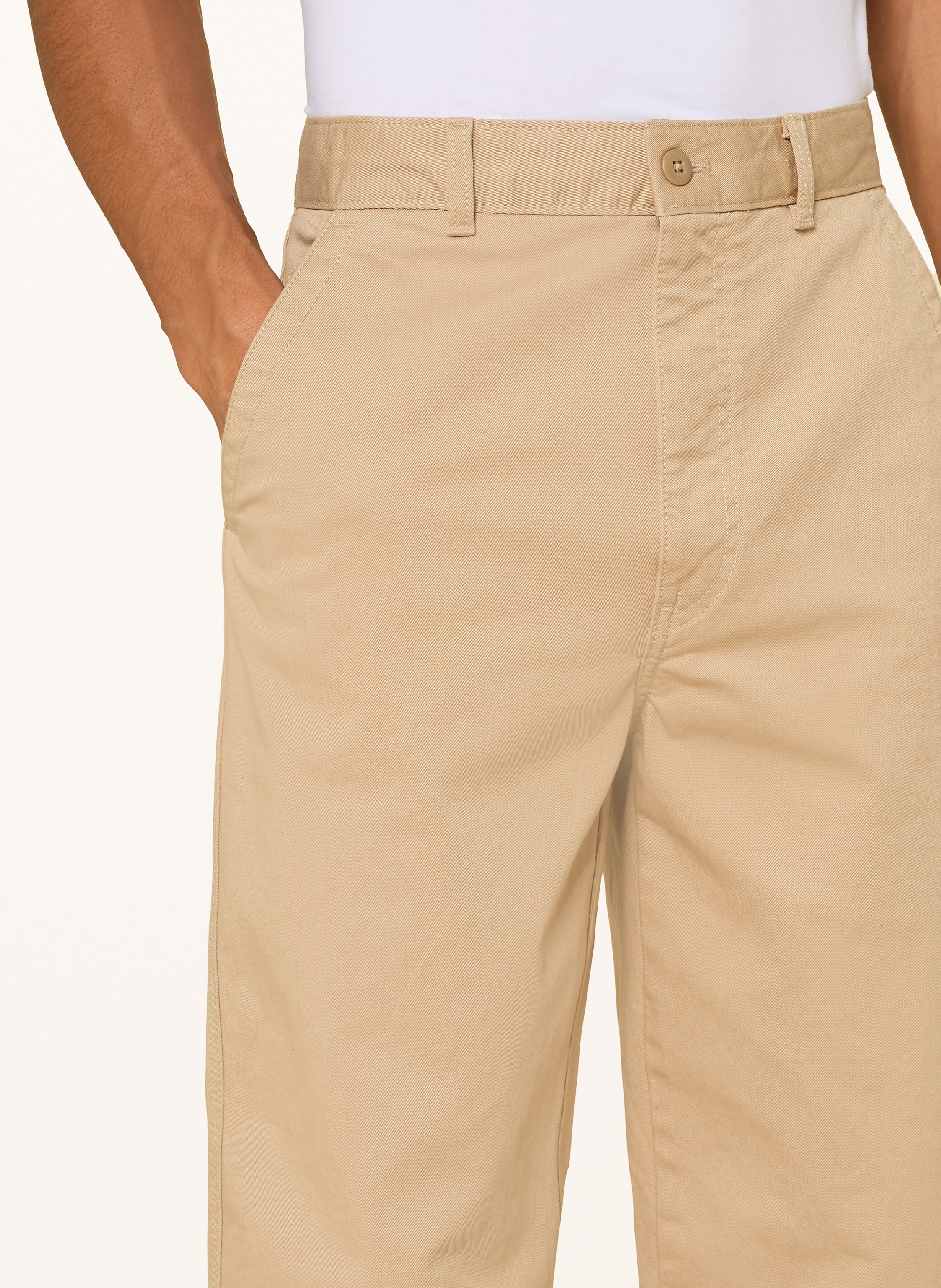 Thumbnail - Calvin Klein Jeans Chino Baggy Relaxed Fit beige