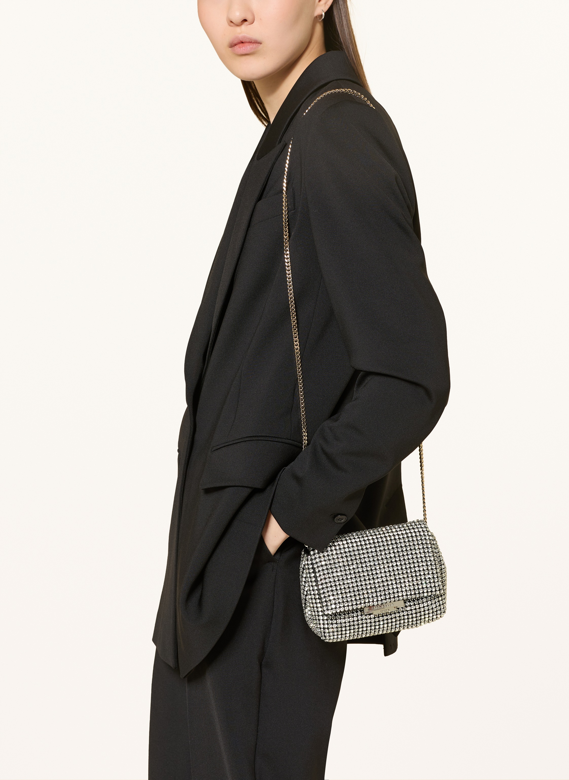 Thumbnail - Ted Baker Umhängetasche Gliters Mit Schmucksteinen silber