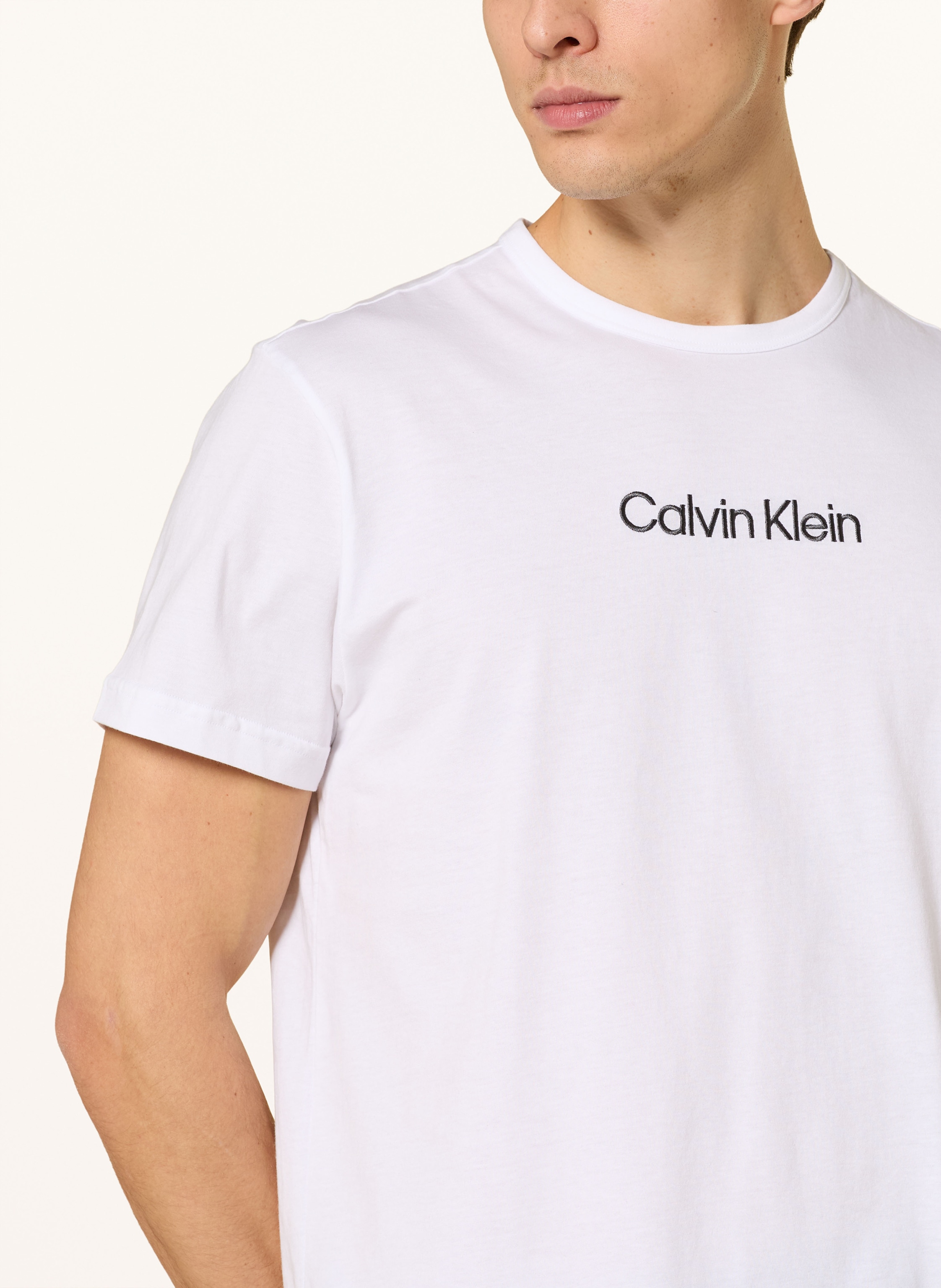 Thumbnail - Calvin Klein Shorty-Schlafanzug weiss
