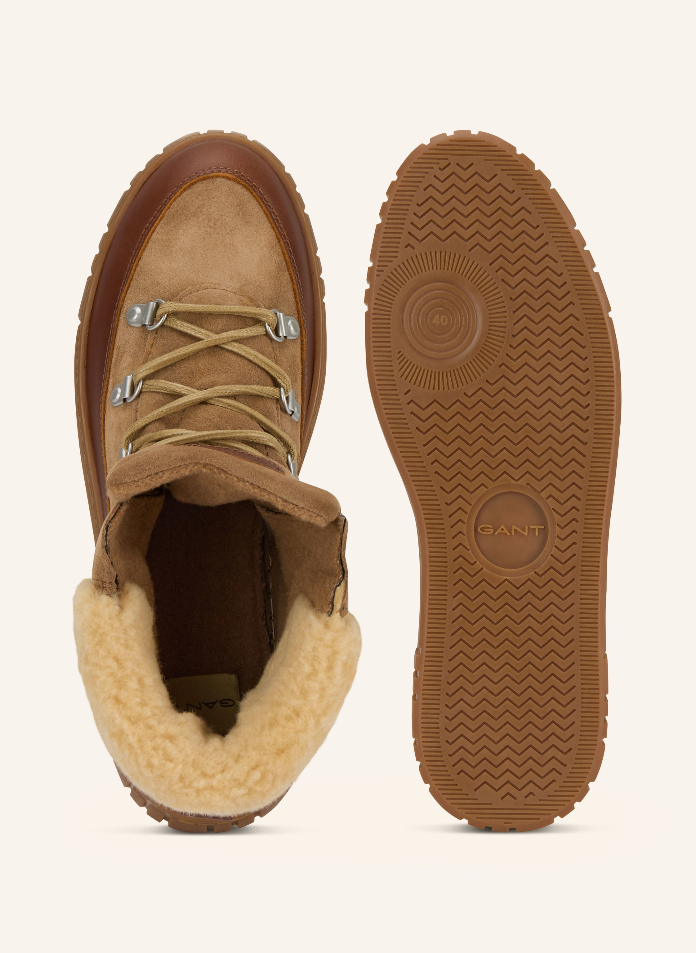 Thumbnail - Gant Schnürboots Snowmount braun