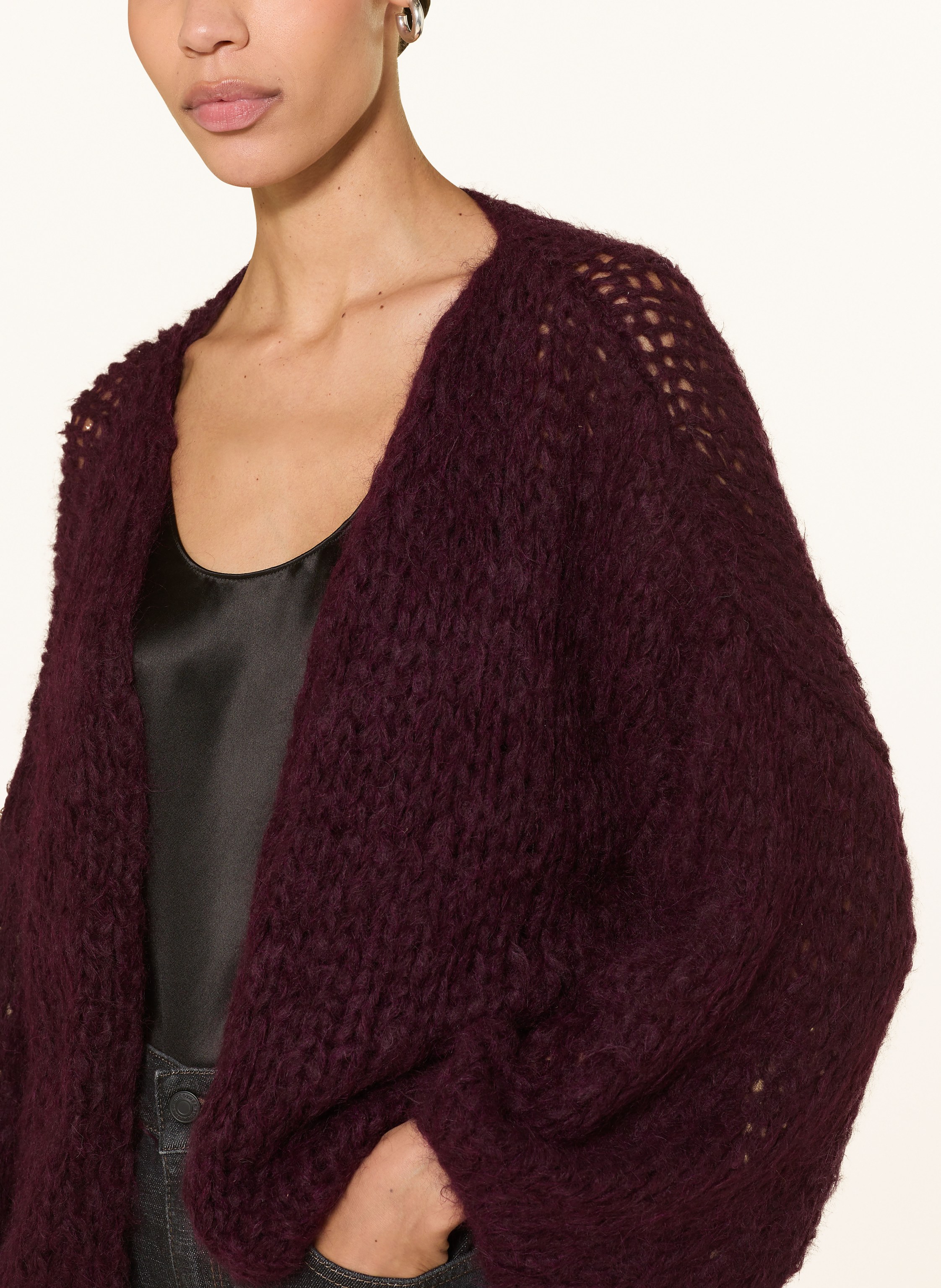 Thumbnail - Maiami Strickhülle Aus Alpaka rot