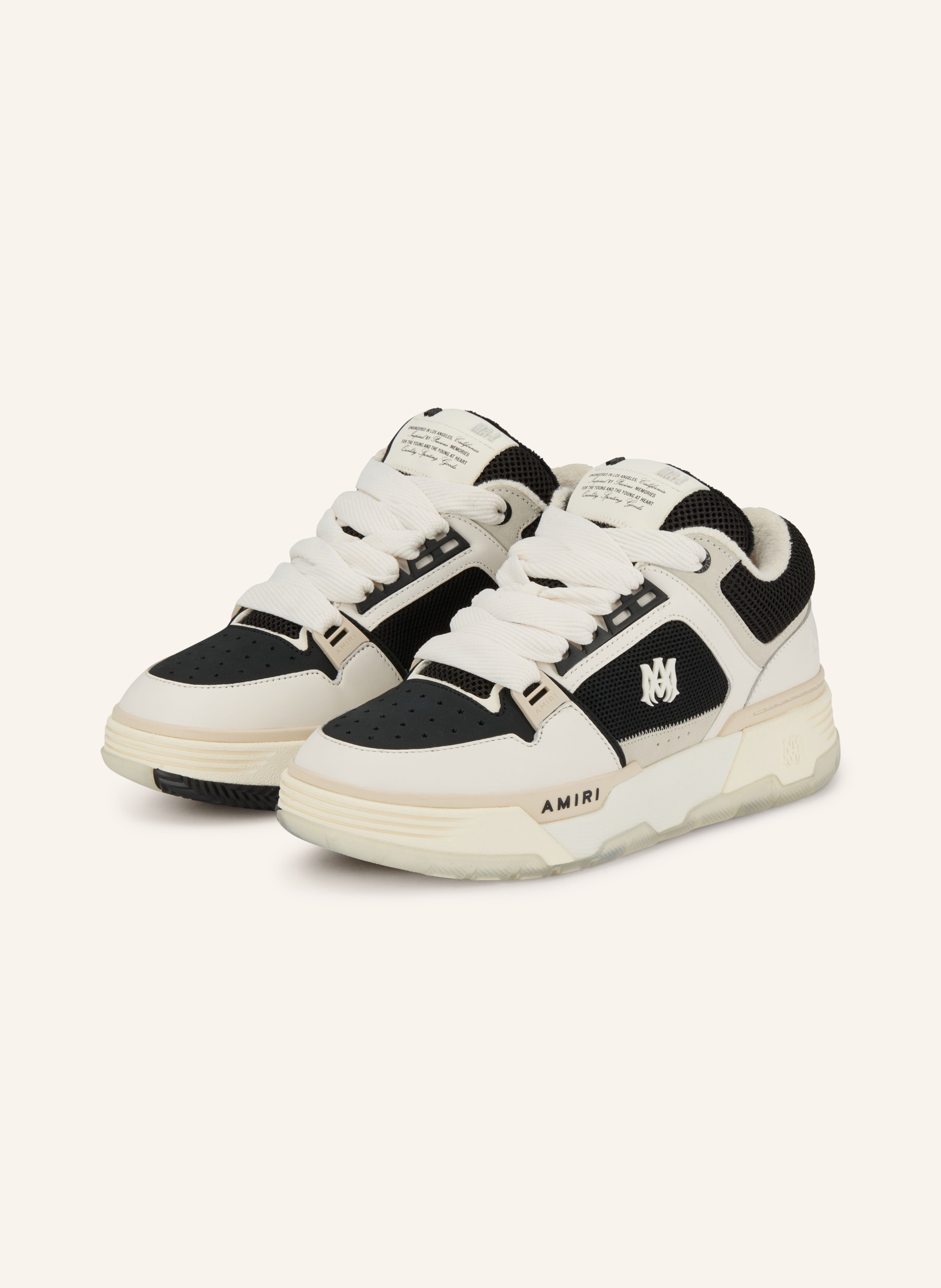 Amiri Amiri Sneaker Ma-1 schwarz in WEISS / TAUPE / SCHWARZ