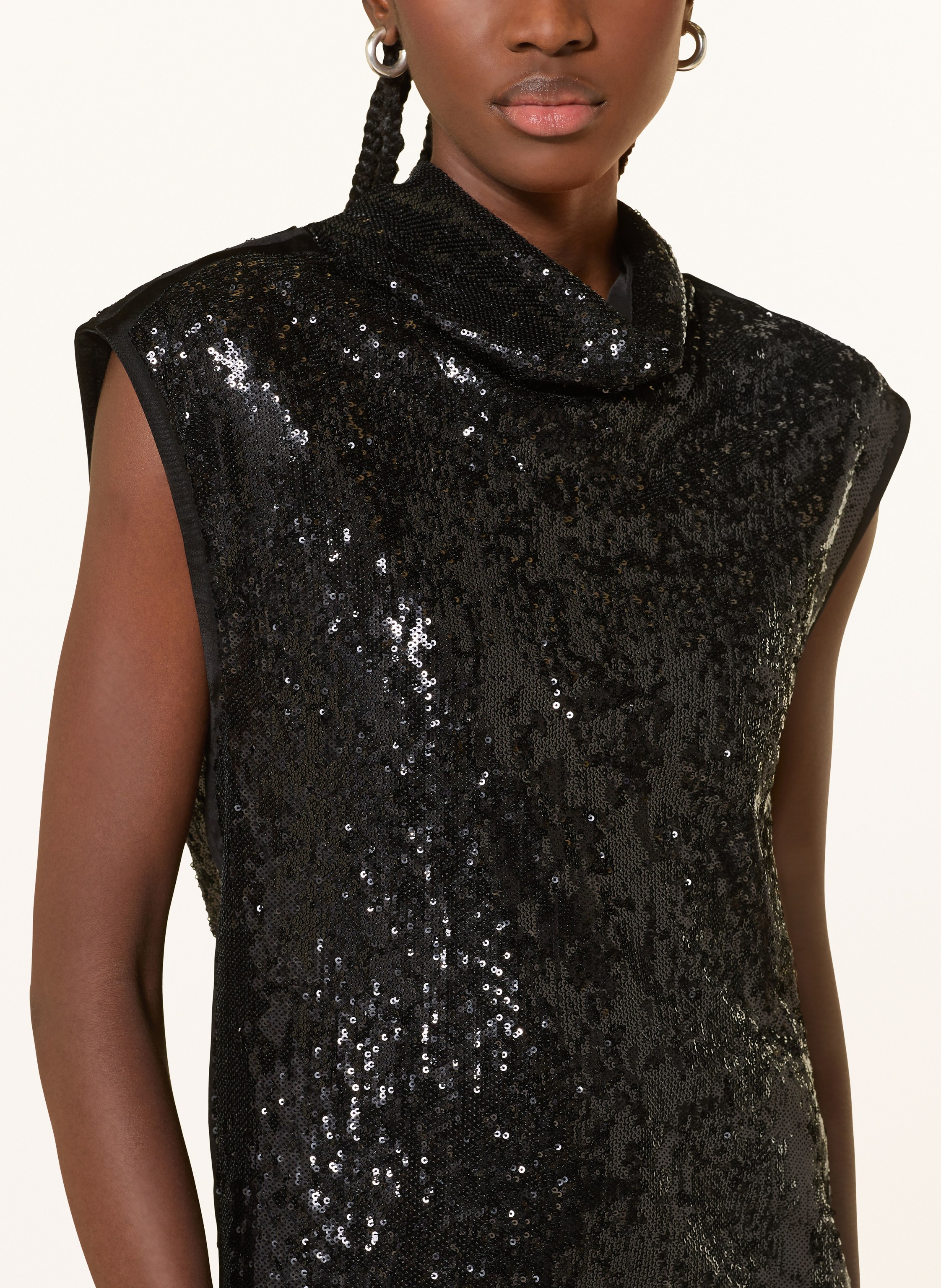 Thumbnail - Boss Top Ebib Mit Pailletten schwarz