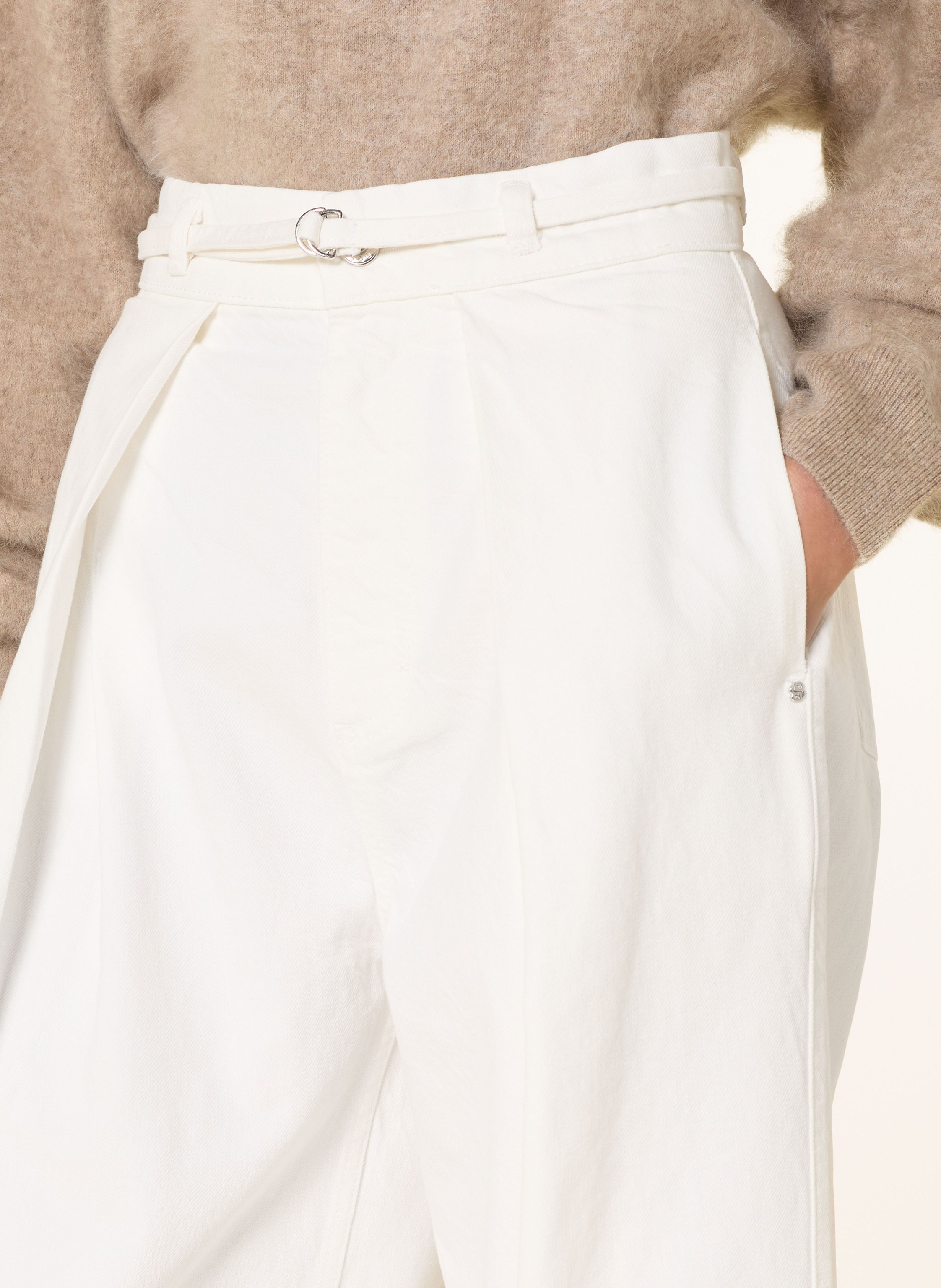 Thumbnail - Boss Wide Leg Jeans Central 5.0 weiss