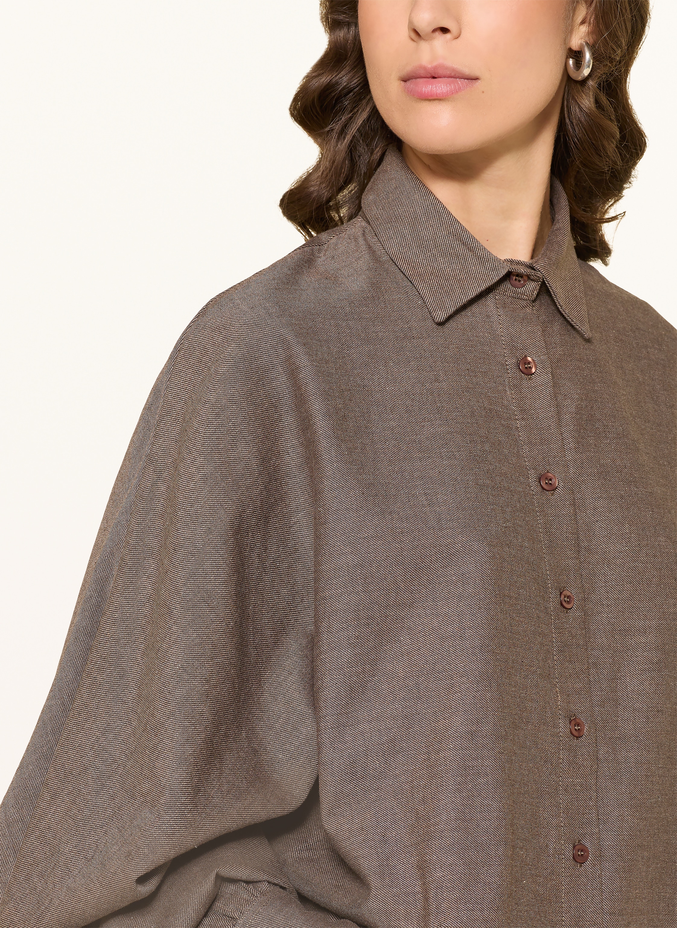 Thumbnail - Sosue Hemdbluse Antonia Aus Flanell braun