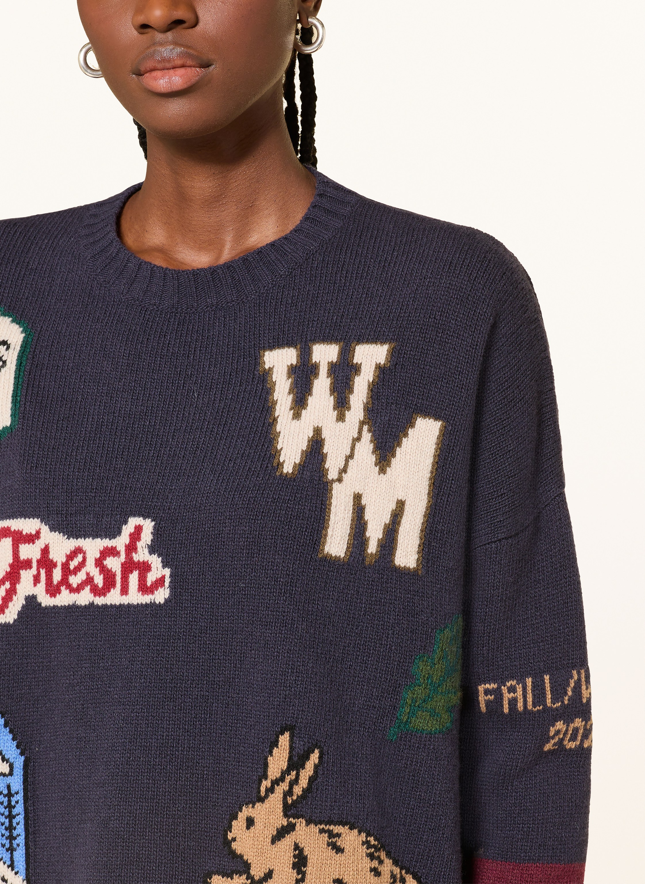 Thumbnail - Weekend Max Mara Oversized-Pullover Pavidi blau