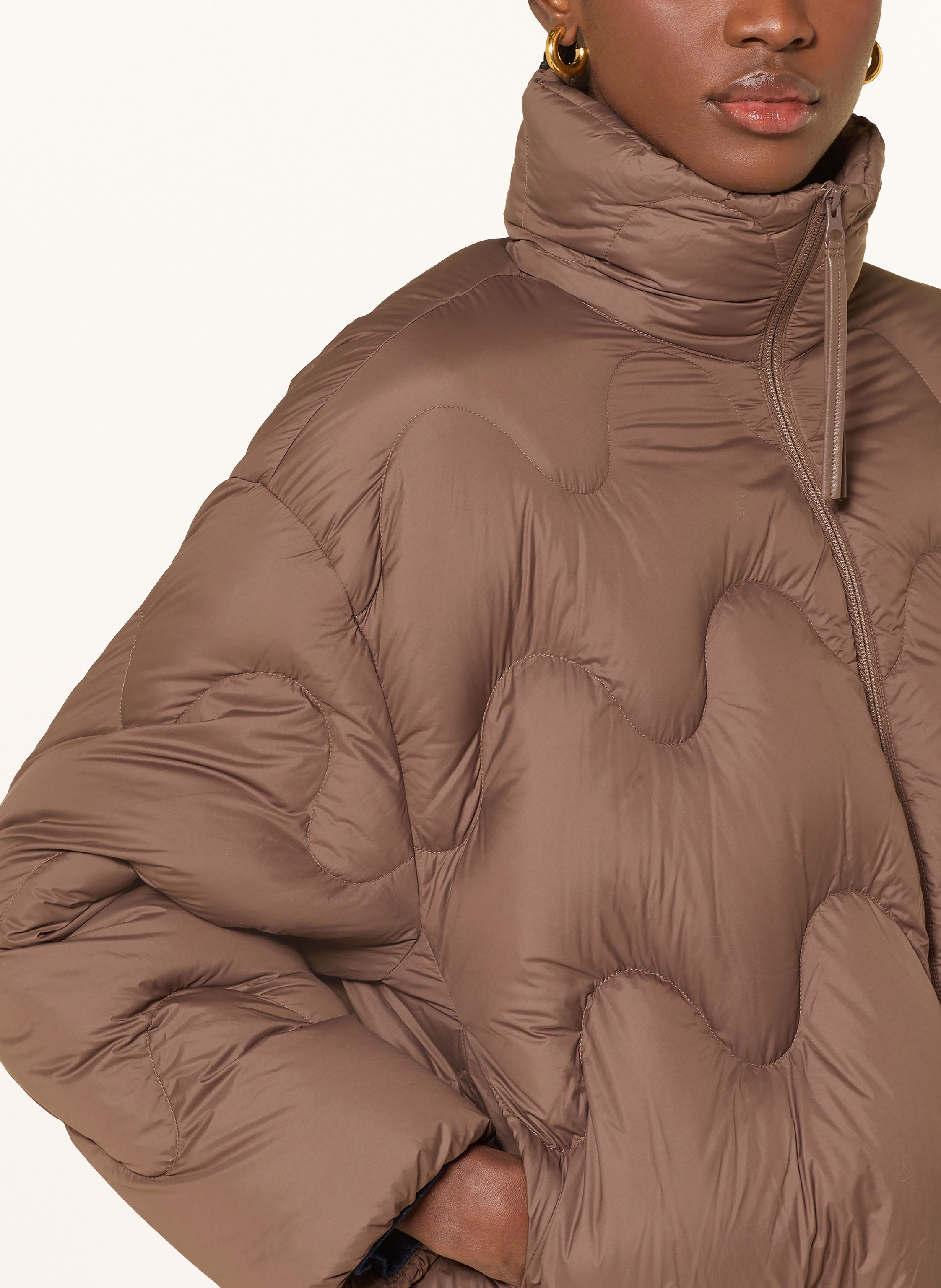 Thumbnail - Mrs & Hugs Daunenjacke braun