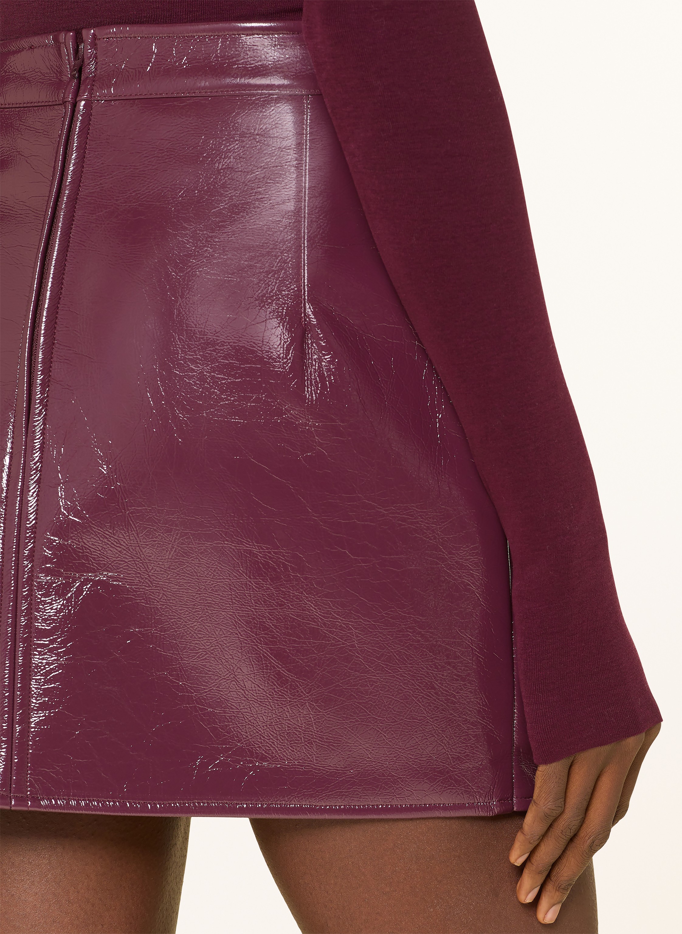 Thumbnail - Wrstbhvr Rock Zaneta In Lederoptik rot