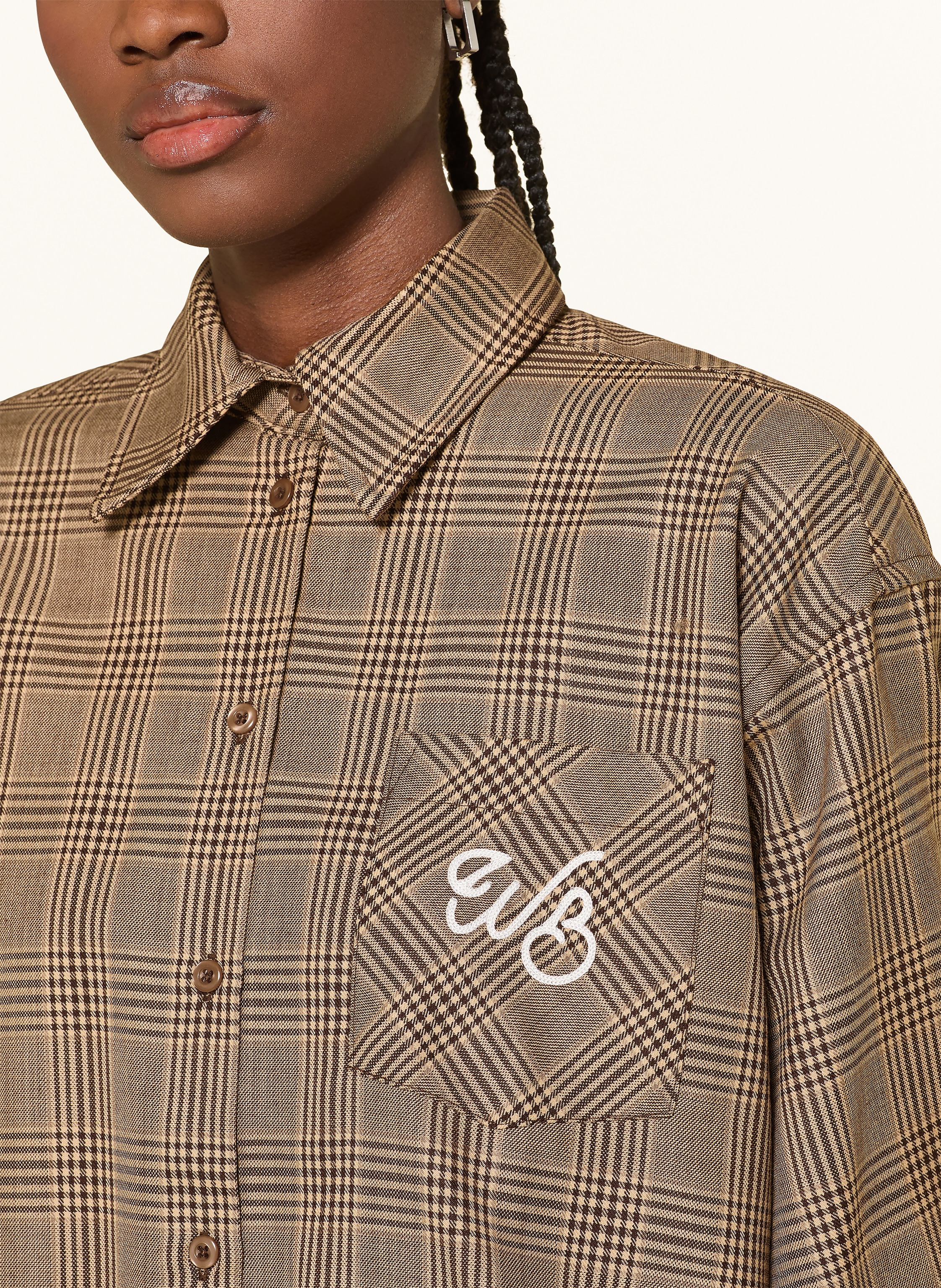 Thumbnail - Wrstbhvr Hemdbluse Almira beige