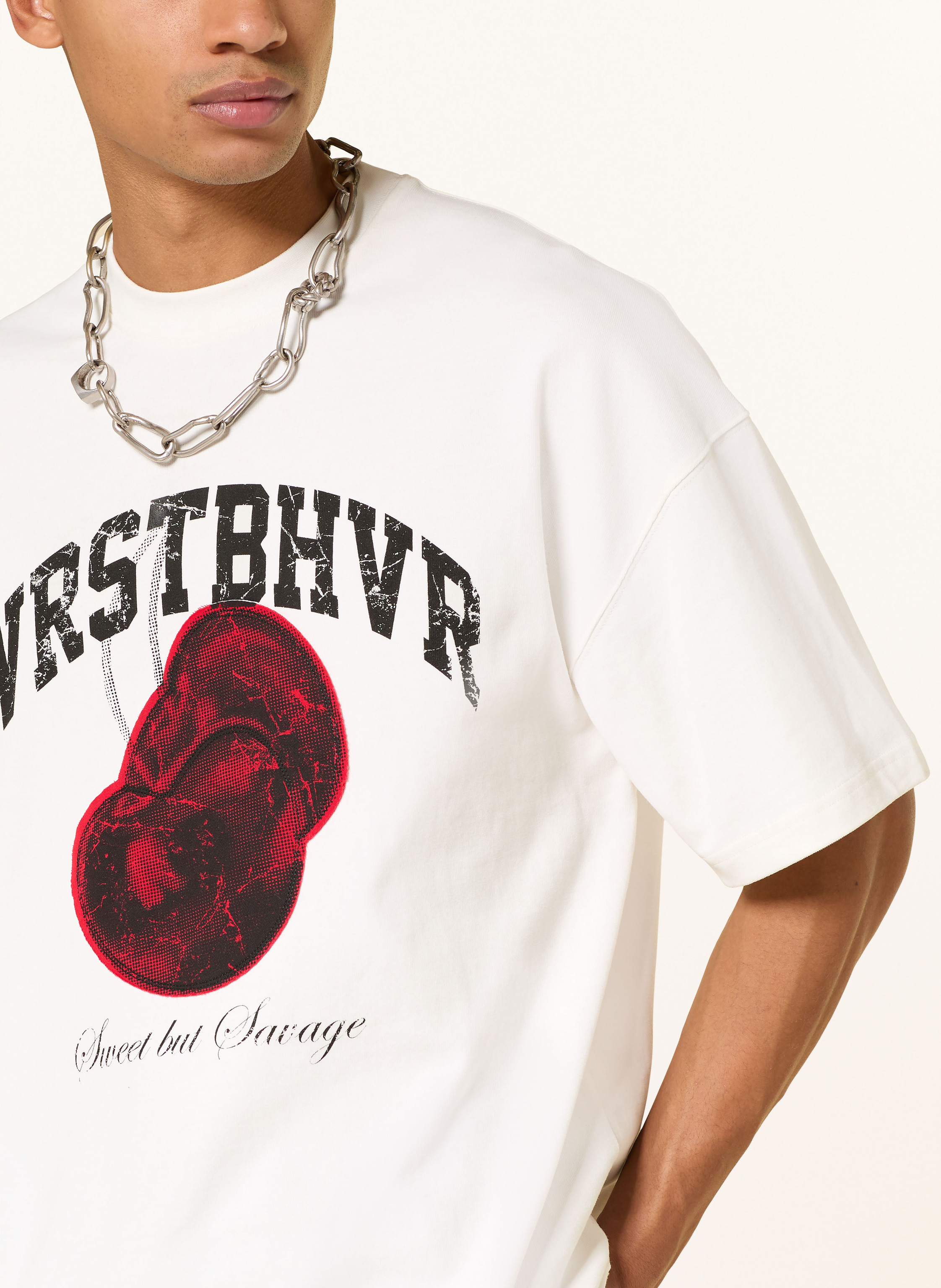 Thumbnail - Wrstbhvr T-Shirt Kris weiss