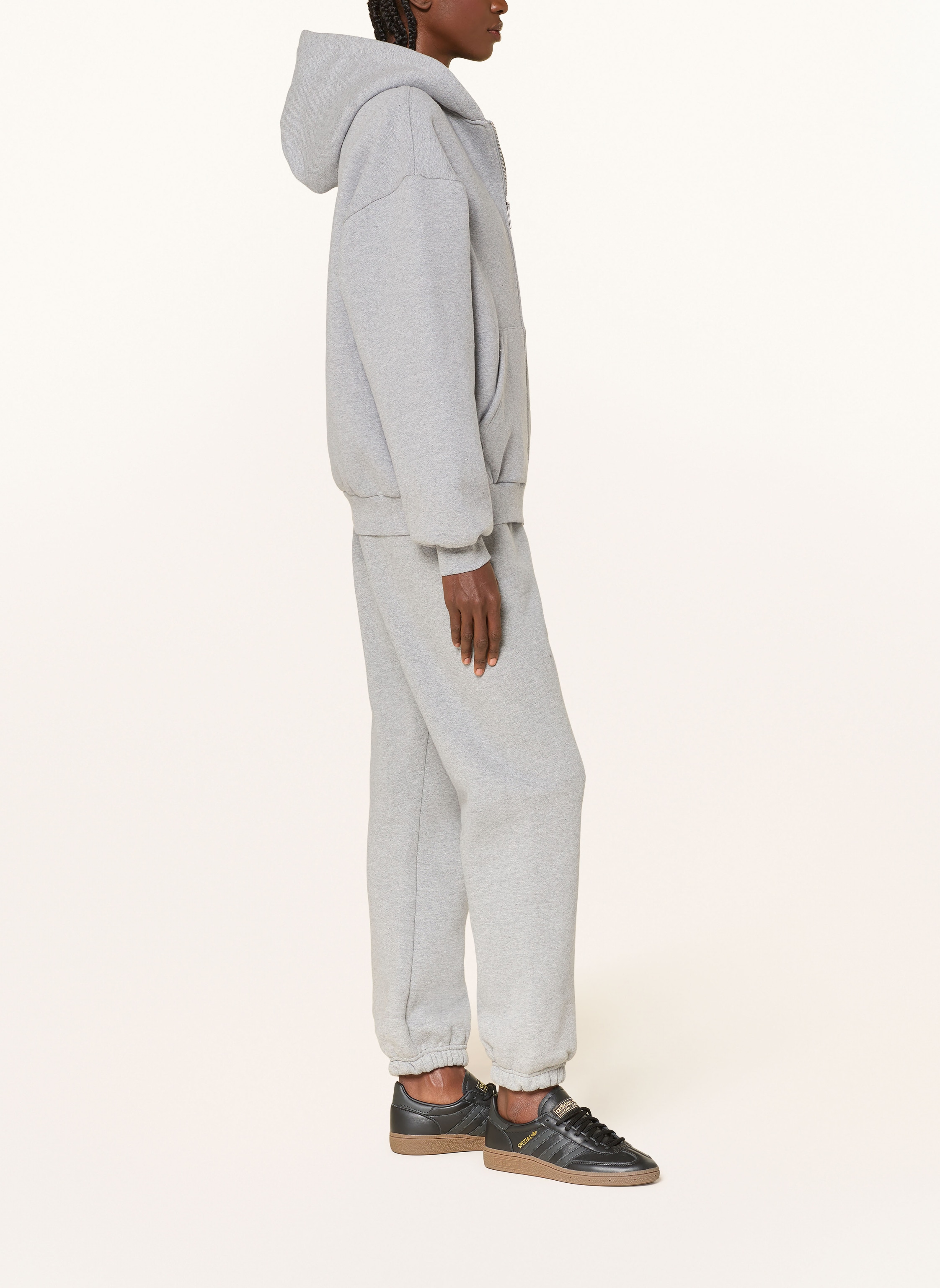 Thumbnail - Wrstbhvr Oversized-Sweatjacke Diago grau